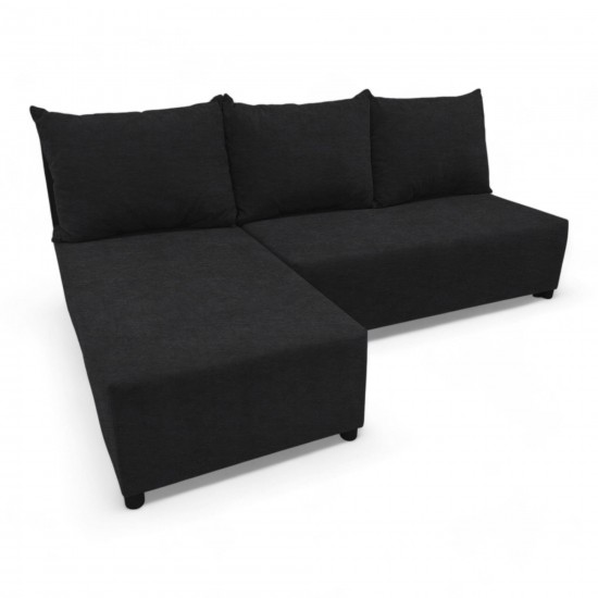 Corner sofa bed bed Graphite