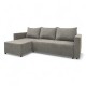 Corner sofa bed with storage box Light gray