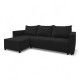 Corner sofa bed with storage box Graphite