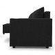 Corner sofa bed with storage box Graphite