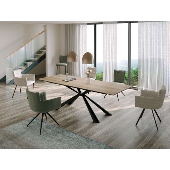 Table STAV 160-240×90 Ceramic Wooden