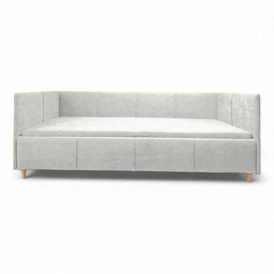 Single bed Teodor PLUS Light gray