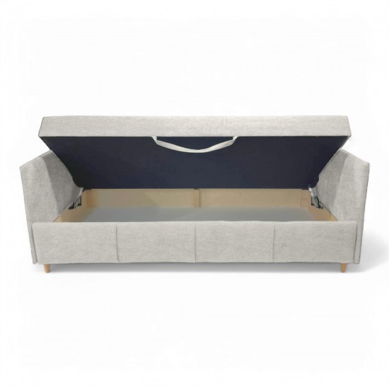 Single bed Teodor PLUS Light gray