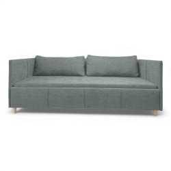 Vienvietīga gulta Teodor PLUS Tumši pelēks