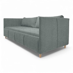 Vienvietīga gulta Teodor PLUS Tumši pelēks