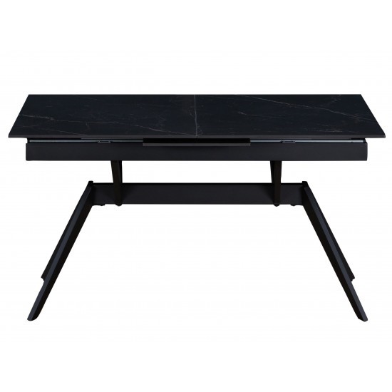 Galds TURS 140-180×90 Ceramic Black