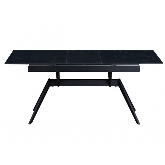 Galds TURS 140-180×90 Ceramic Black