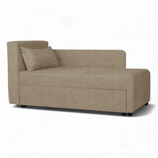 Bērnu Dīvāns–Gulta Villy Bēšs-pelēks