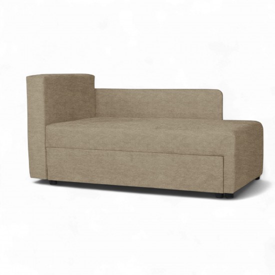 Bērnu Dīvāns–Gulta Villy Bēšs-pelēks