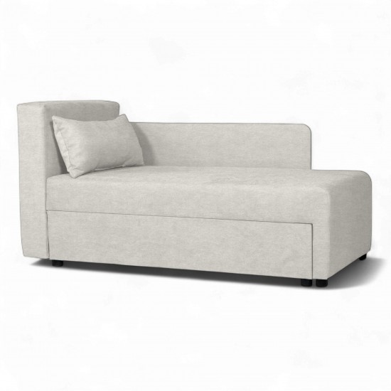 Bērnu Dīvāns–Gulta Villy Gaiši pelēka