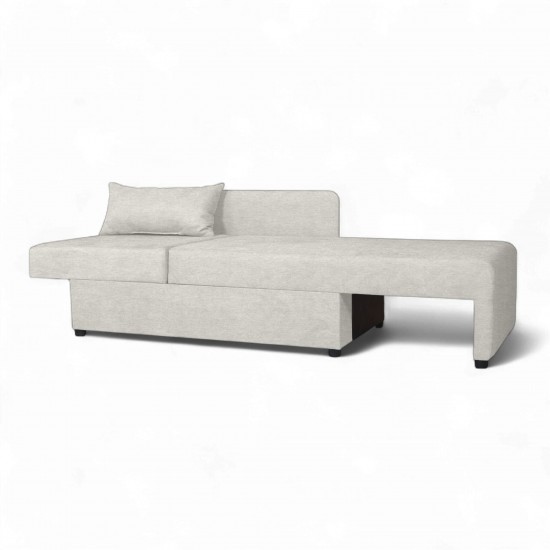 Bērnu Dīvāns–Gulta Villy Gaiši pelēka