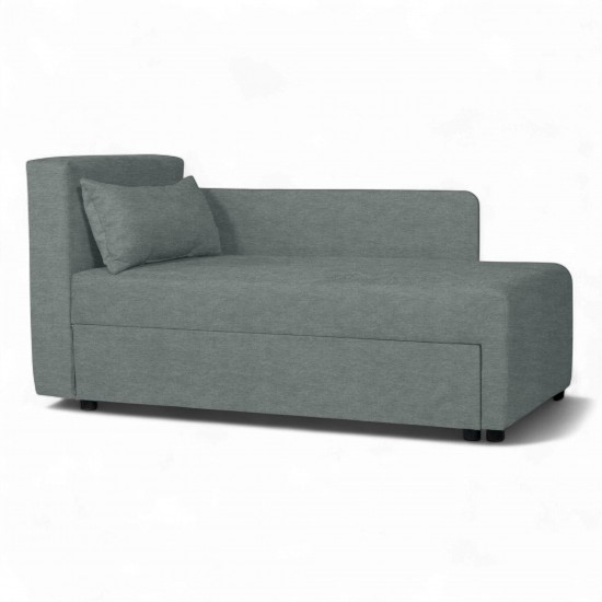 Bērnu Dīvāns–Gulta Villy Tumši pelēks