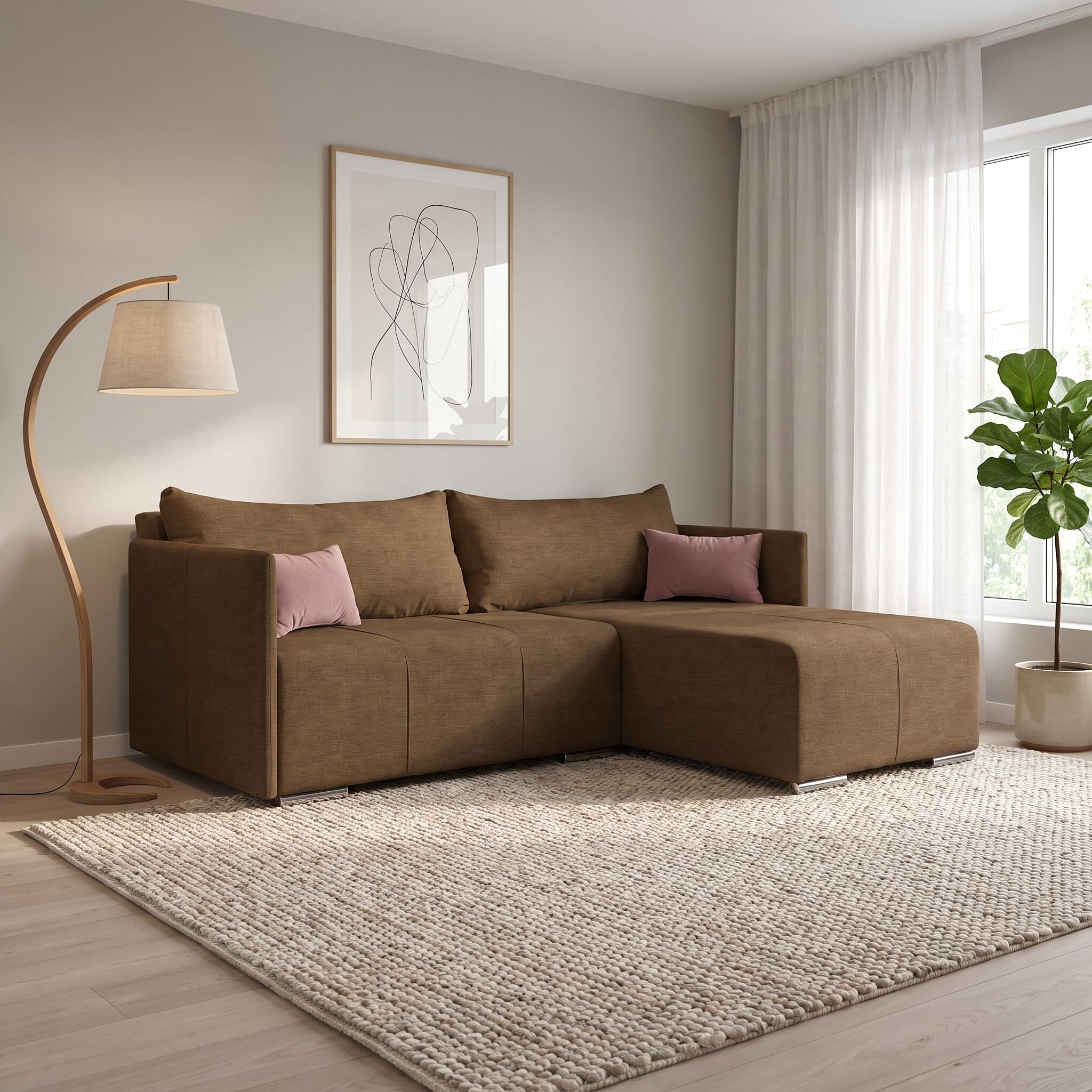 Corner Sofa Deka-Sturis Brown XL (160cm) — photo 1