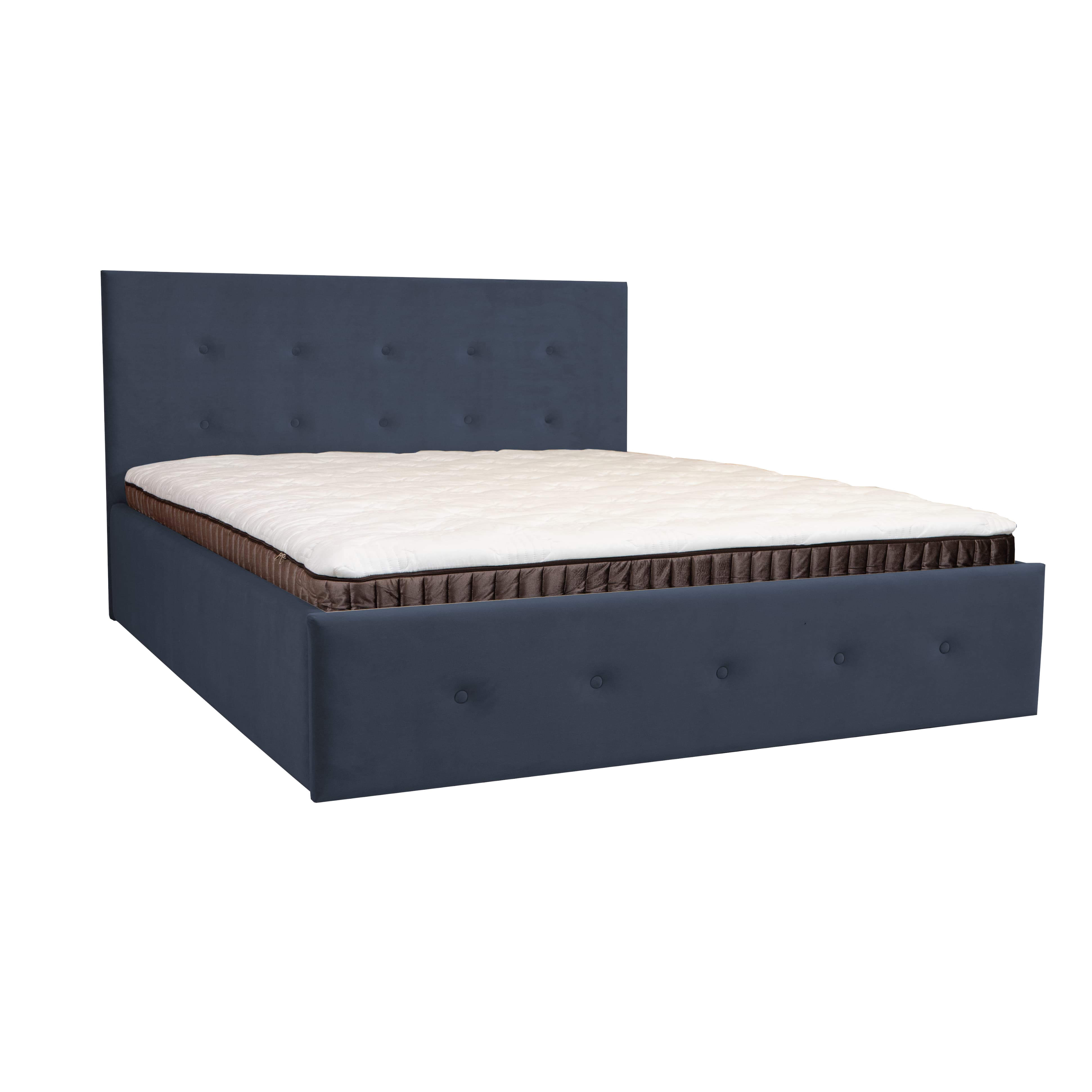 Bed with Storage Poga Gray 90 - 2