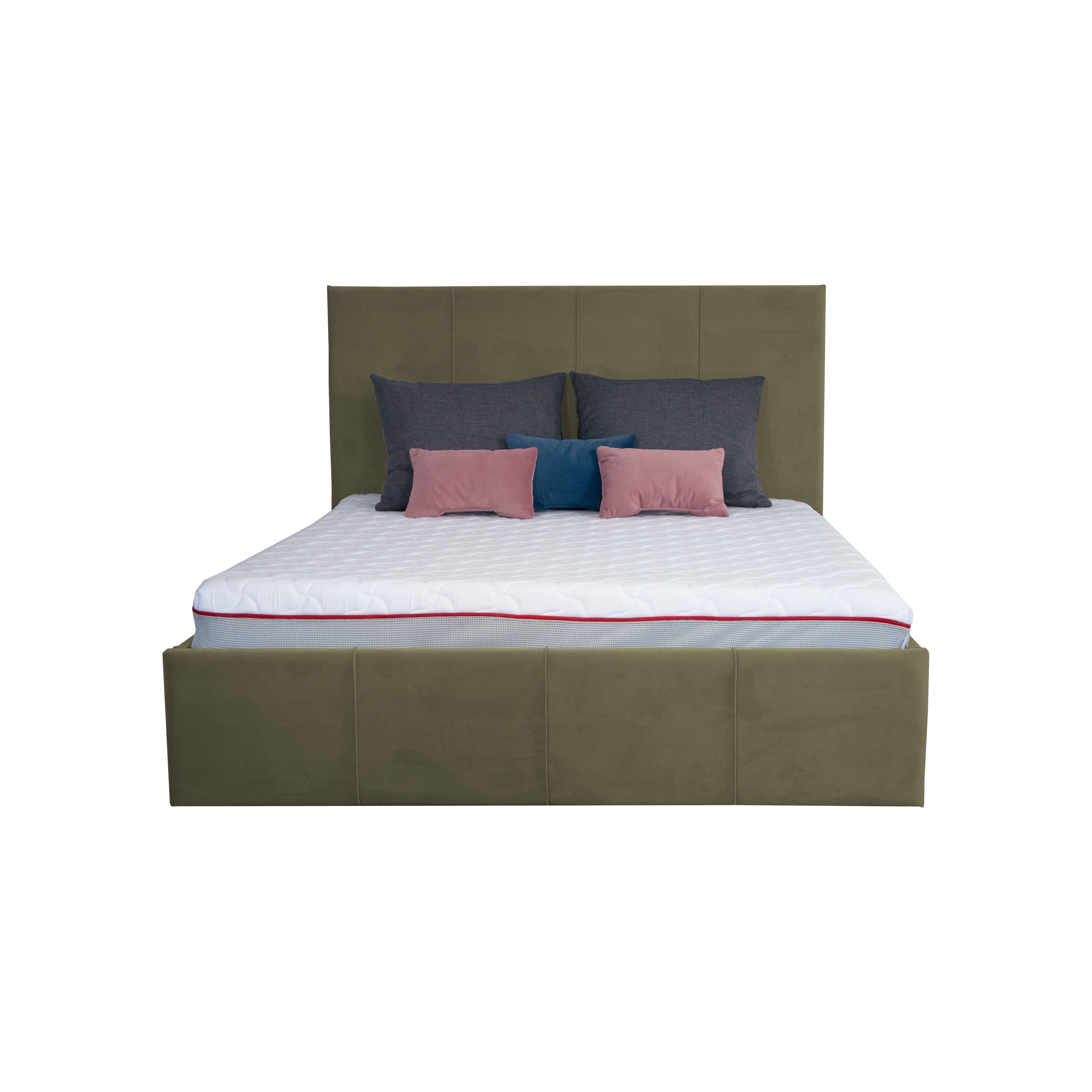 Bed with Storage Stef Olive 140 — photo 1