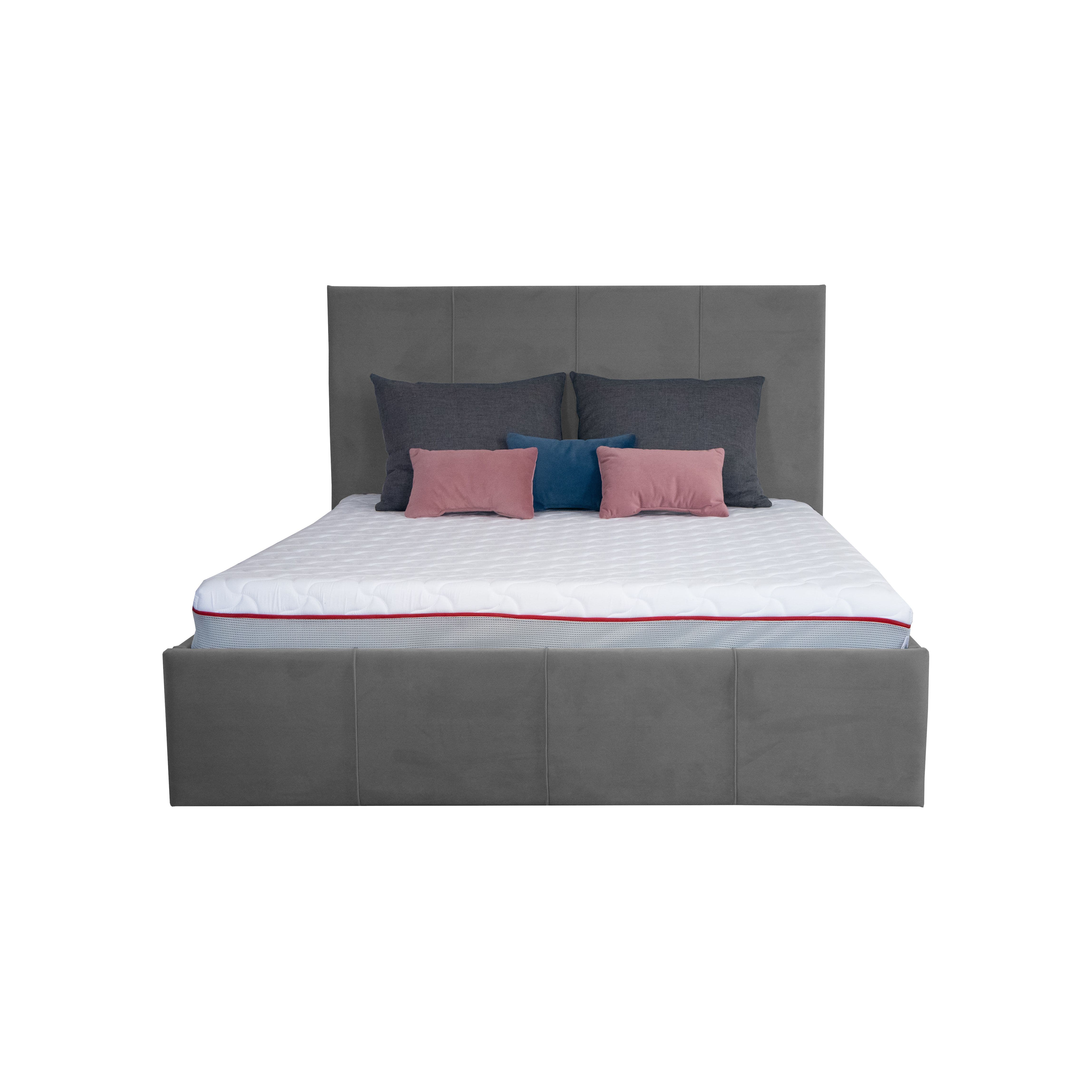 Bed with Storage Stef Light gray 200 - 3