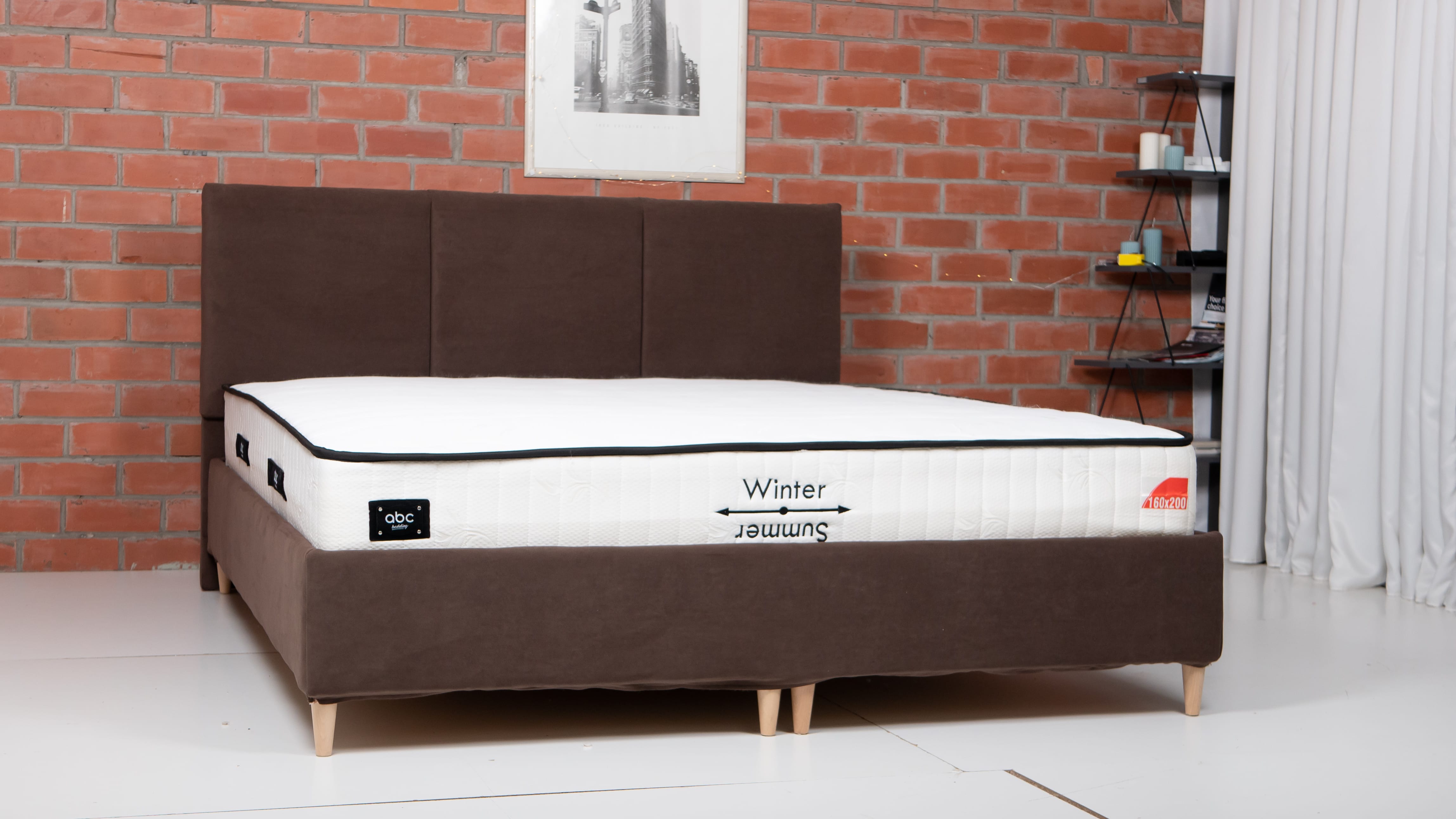 Bed with Storage Libe Classic Brown 140 — photo 3