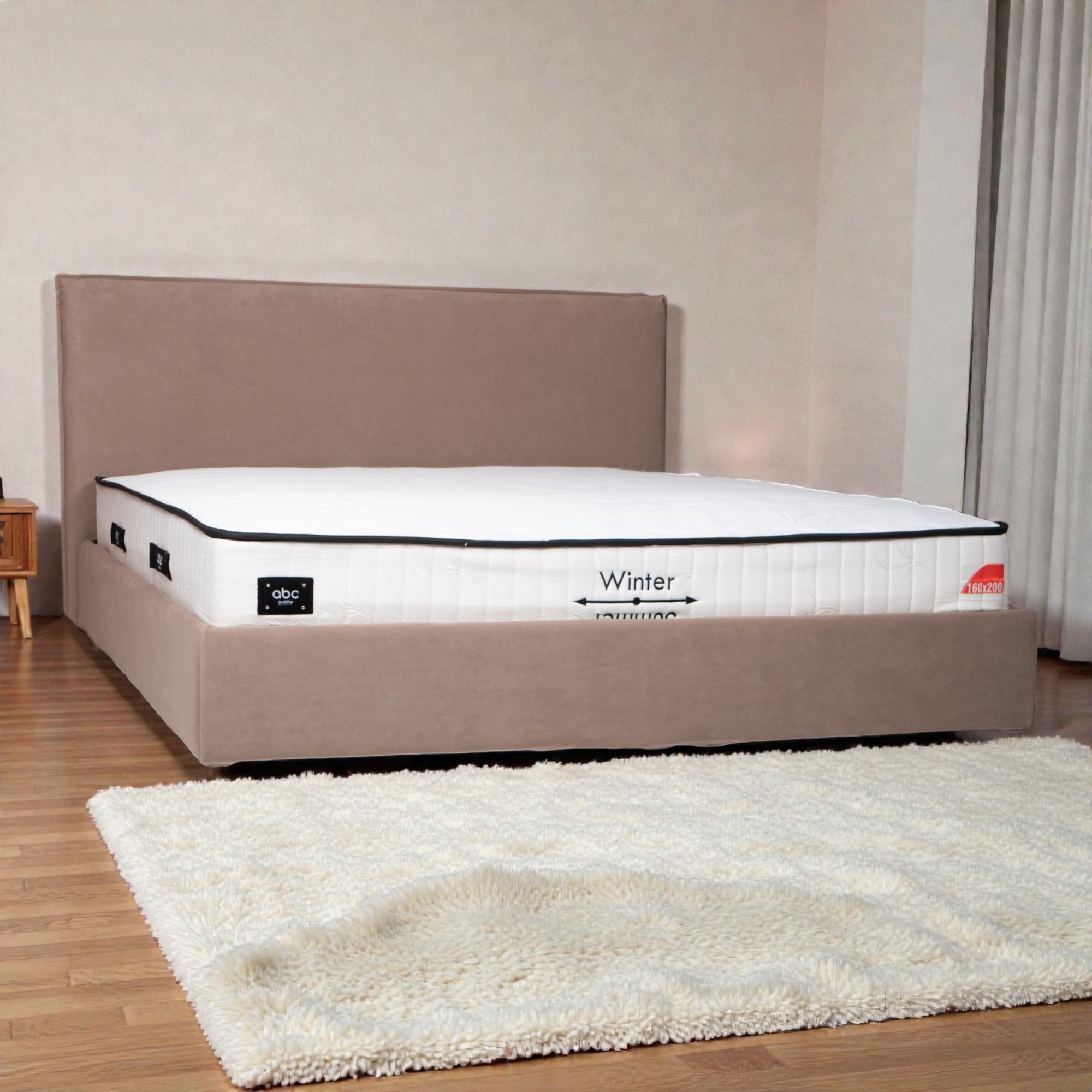 Bed with Storage Mika Brown 120 — photo 1