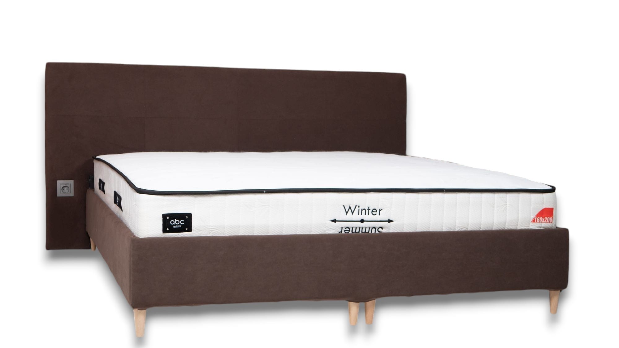 Bed with Storage Sandra Classic Brown 140 — photo 2