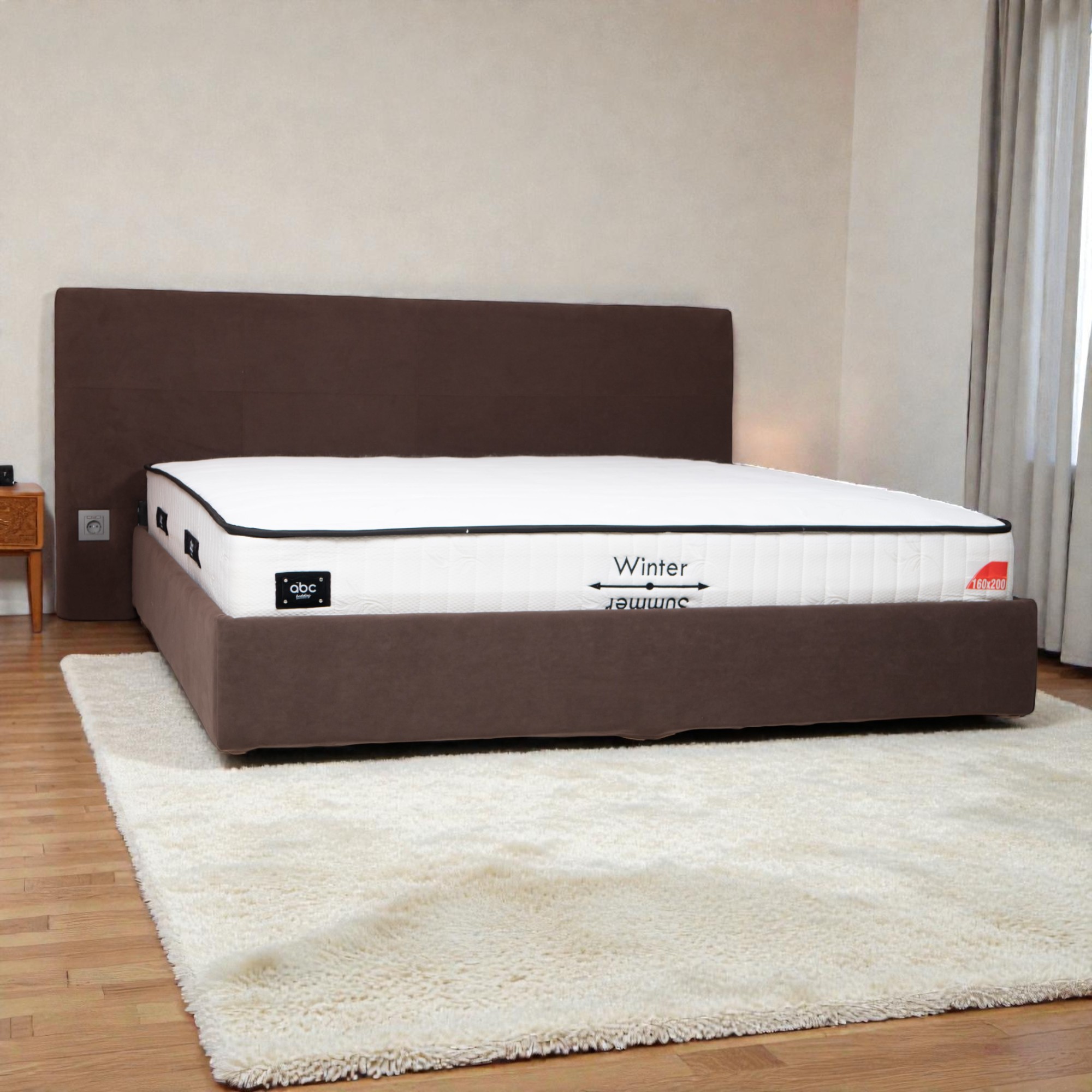 Bed with Storage Sandra Dark gray 140 — photo 1