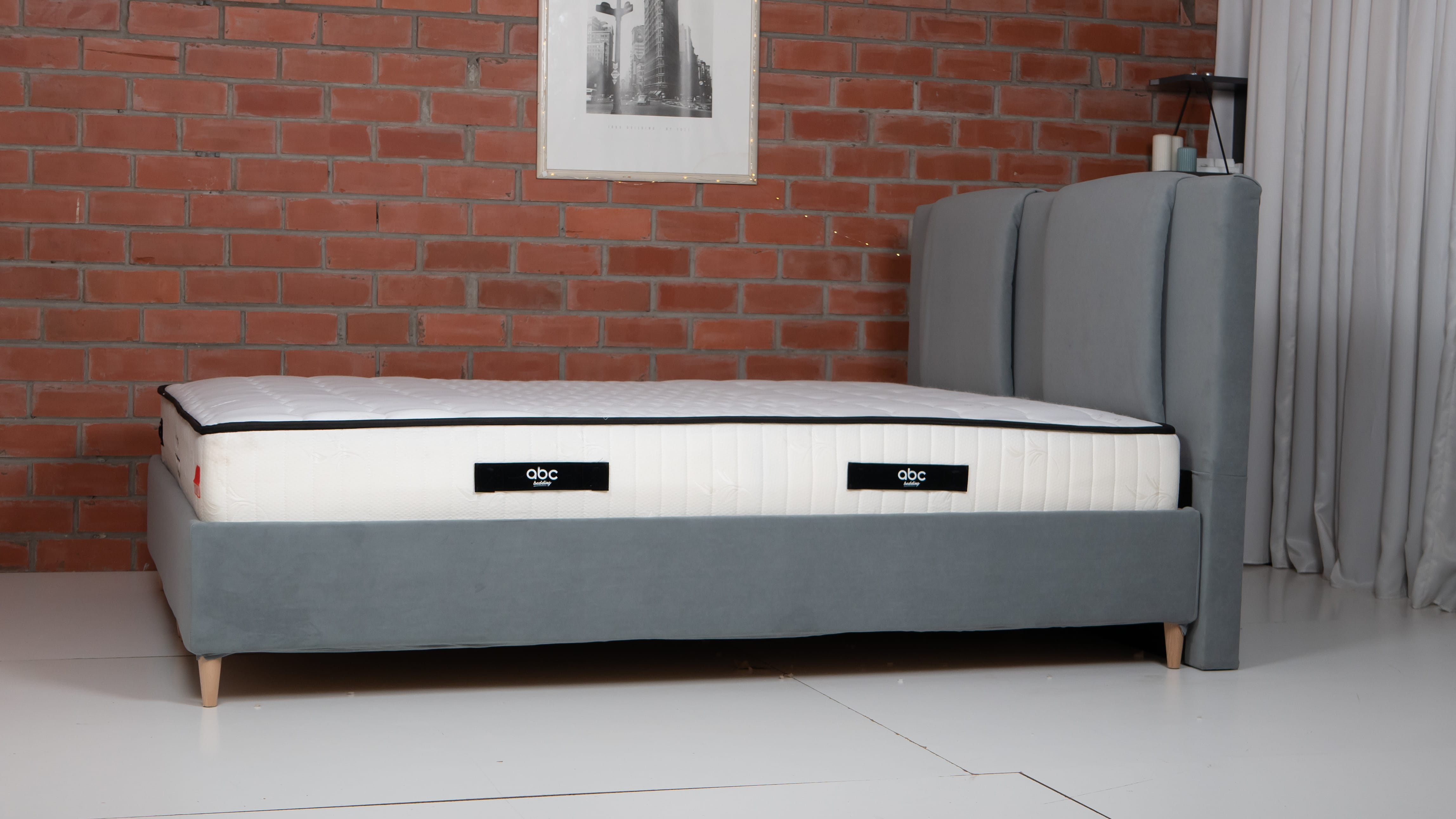 Bed with Storage Toma Classic Light gray 180 — photo 8