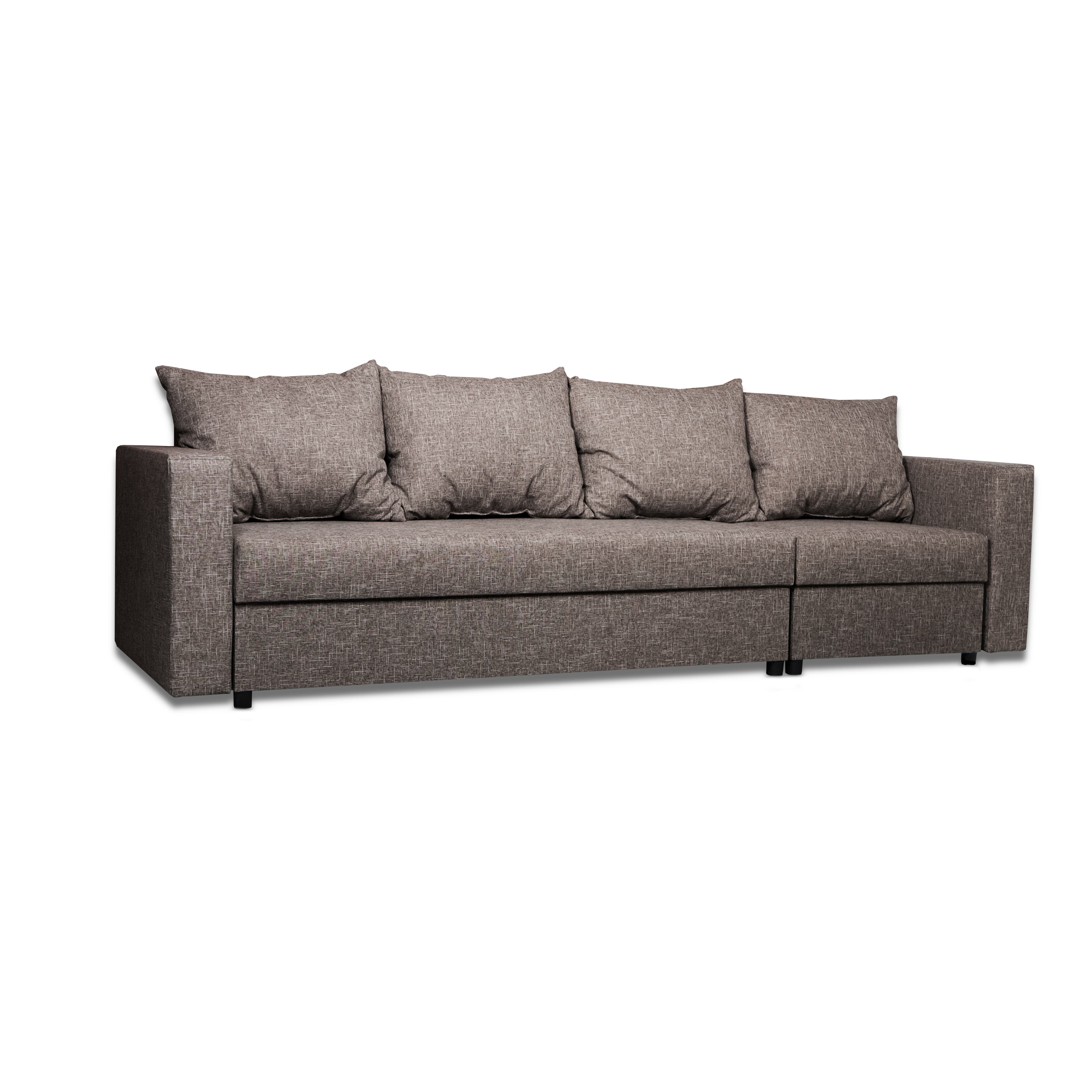Stūra dīvāns Lona Tumši bēšs Standart (145cm) - 2