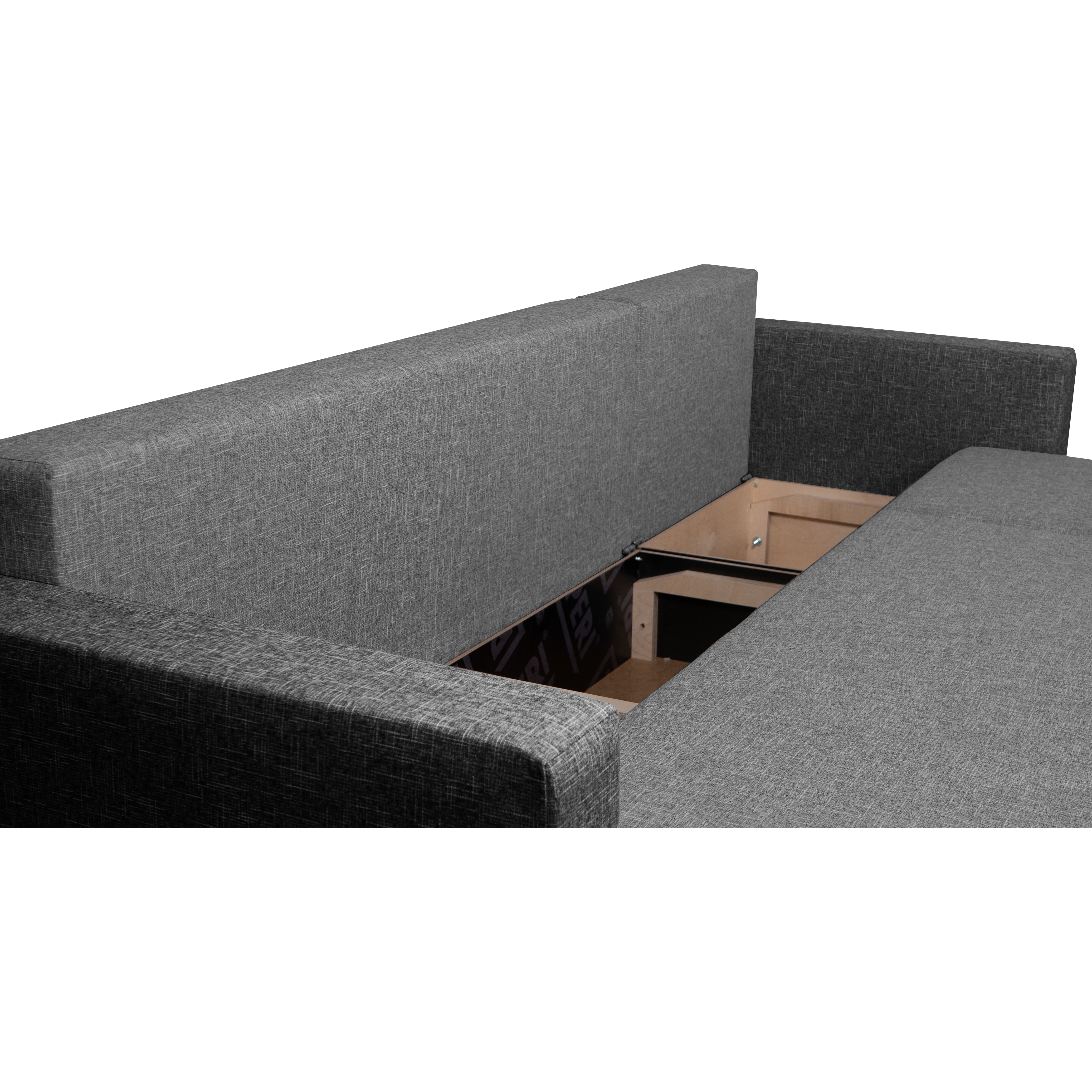 Corner Sofa Lona Combination of light and dark gray Standard (145cm) — photo 11
