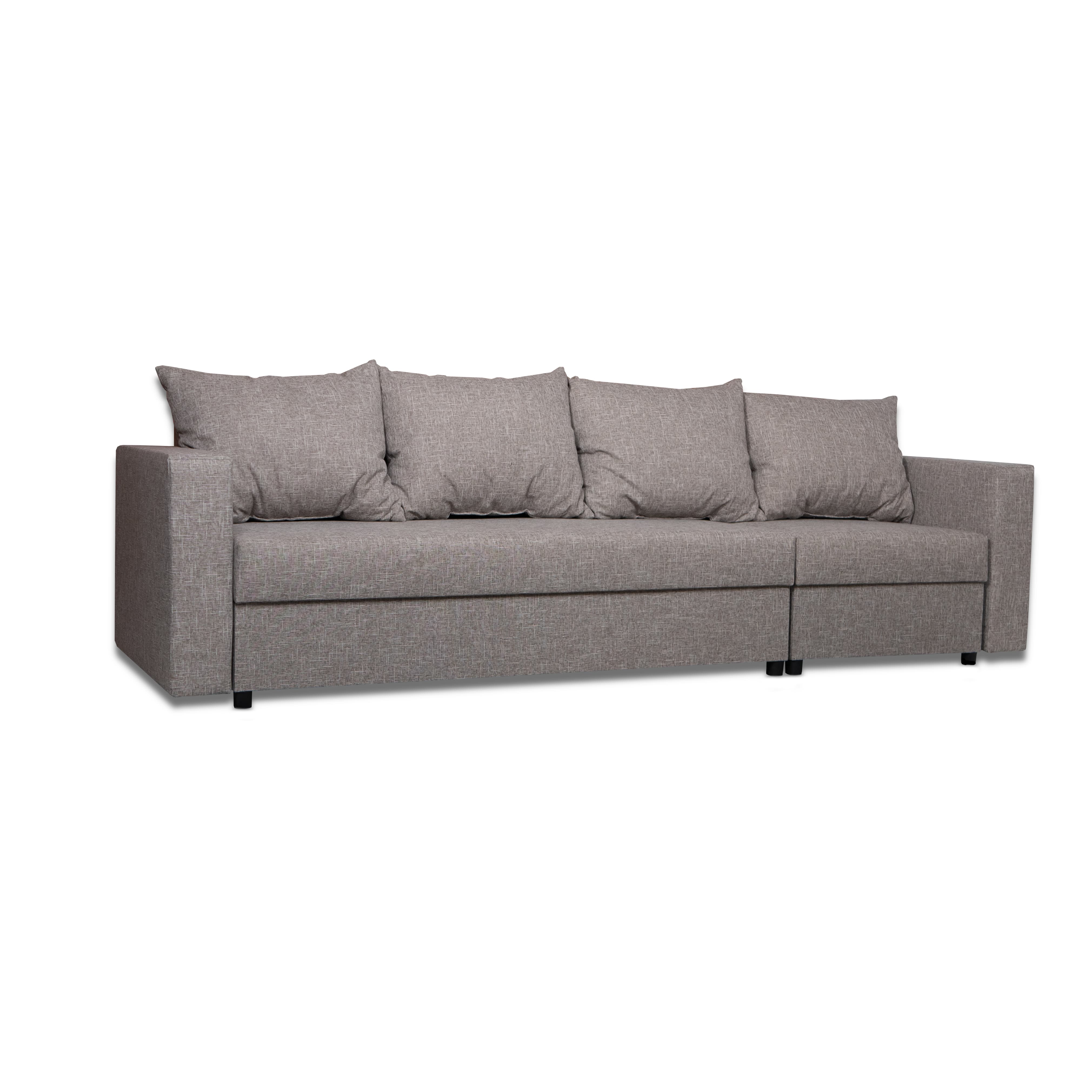 Stūra dīvāns Lona Bēšs-pelēks Standart (145cm) - 2