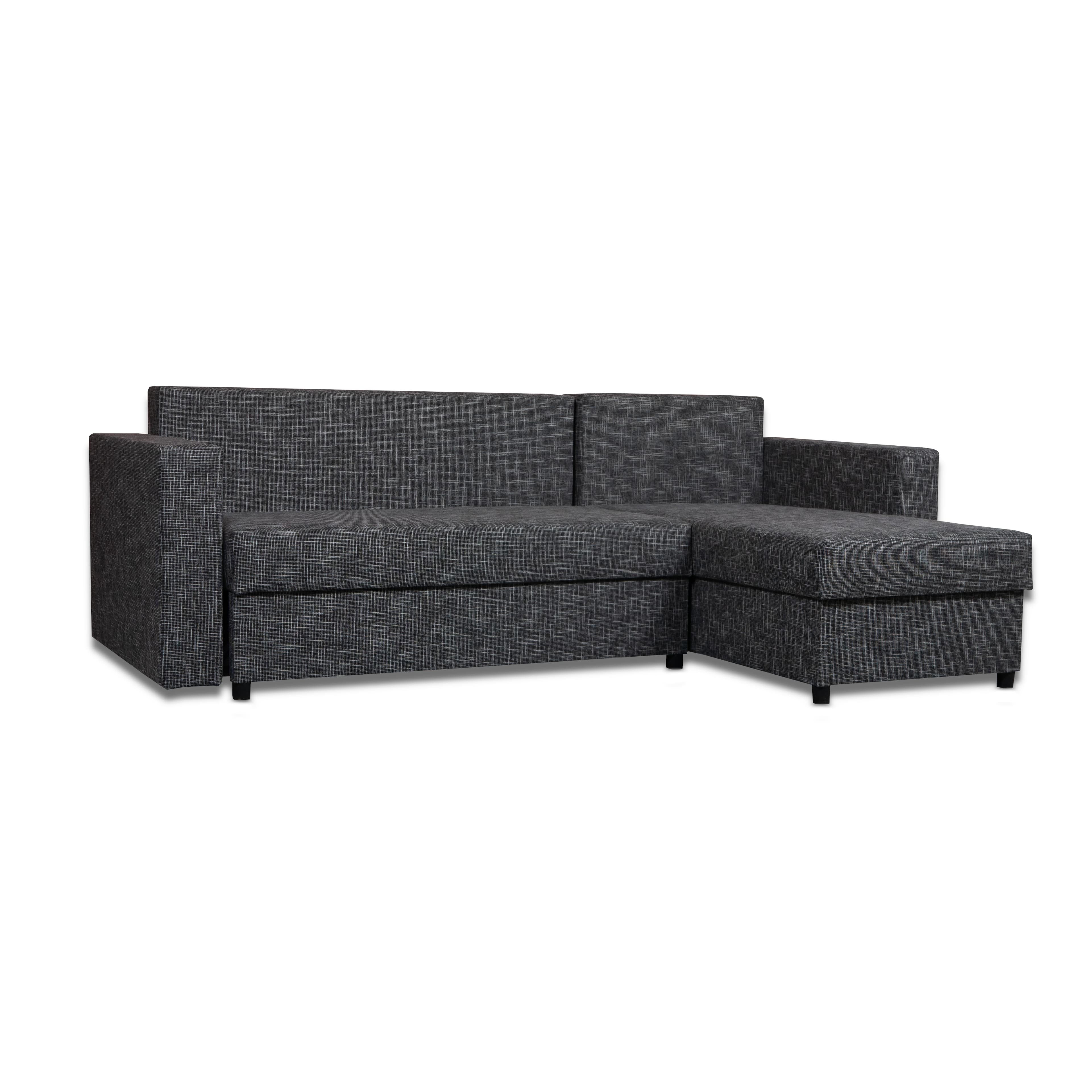 Stūra dīvāns Lugan Grafīta XL (160cm) - 2