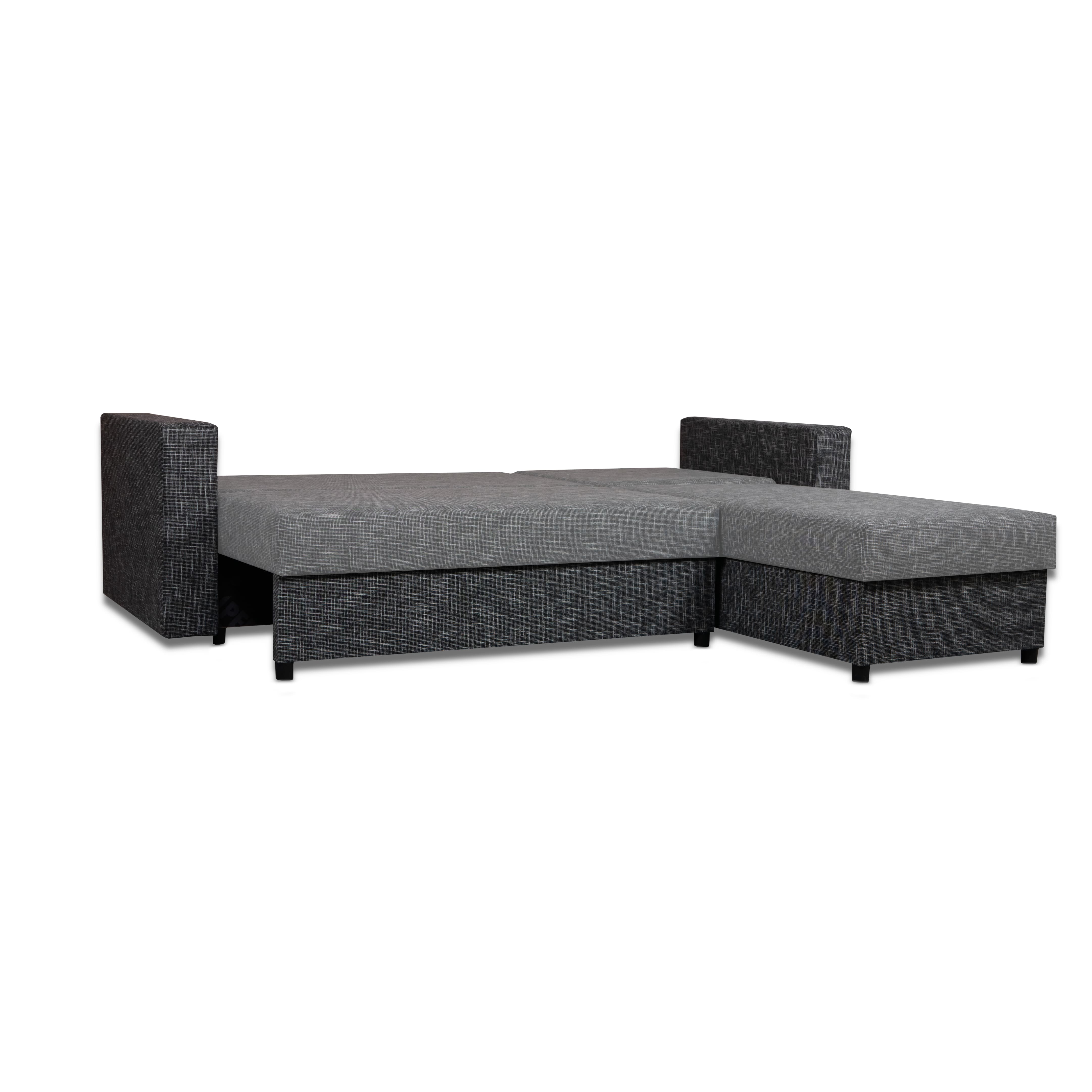 Corner Sofa Lugan Combination of light and dark gray Standard (145cm) — photo 6