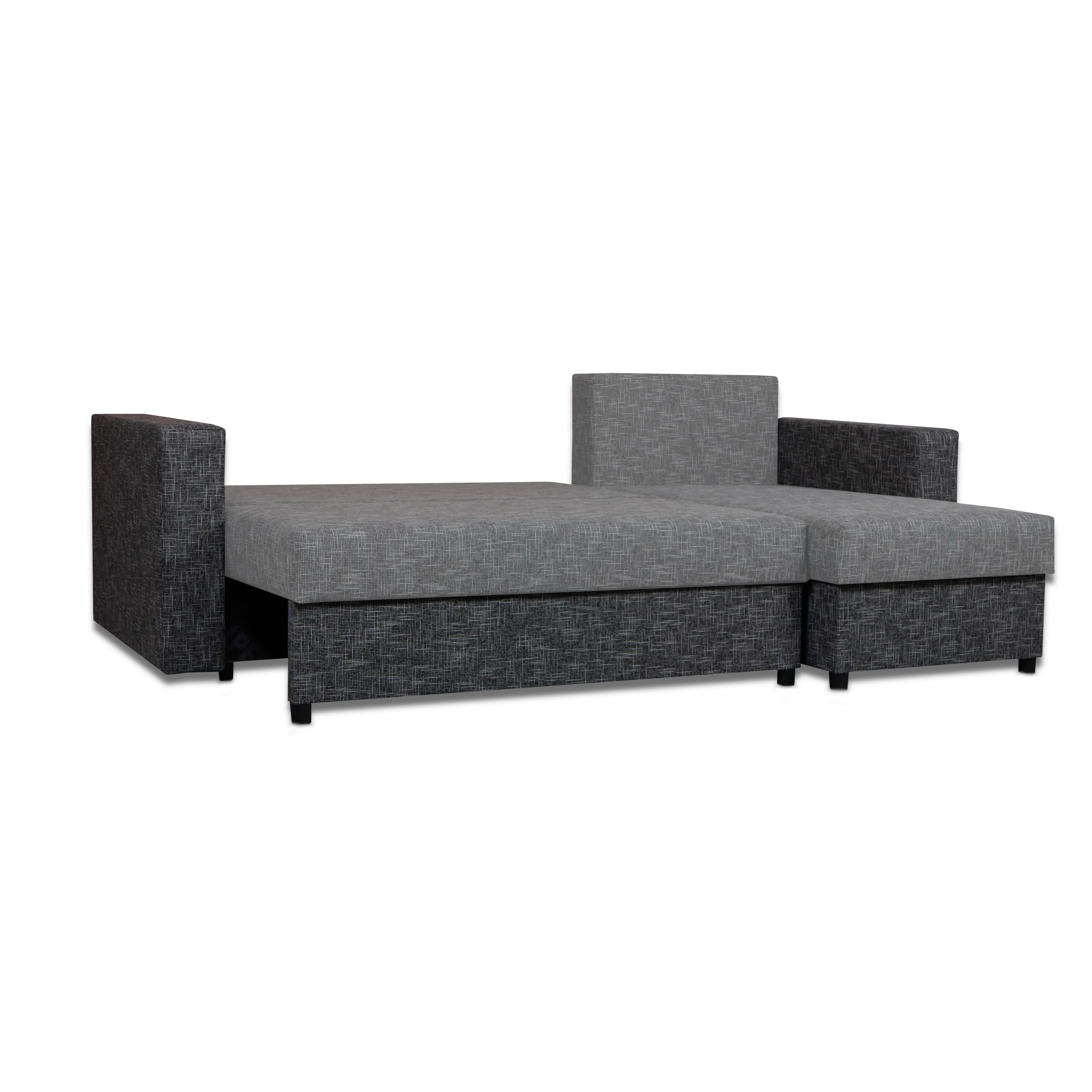 Corner Sofa Lugan Combination of light and dark gray Standard (145cm) — photo 7