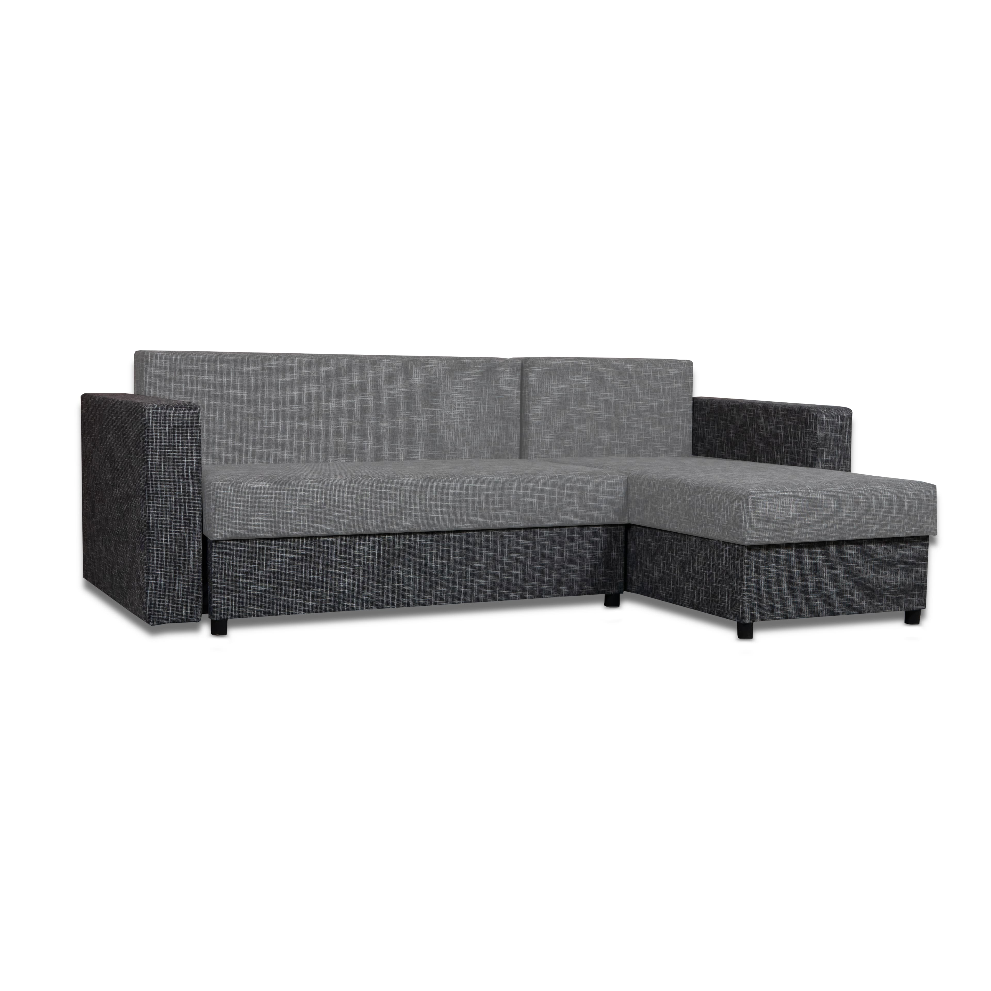 Corner Sofa Lugan Combination of light and dark gray Standard (145cm) — photo 5