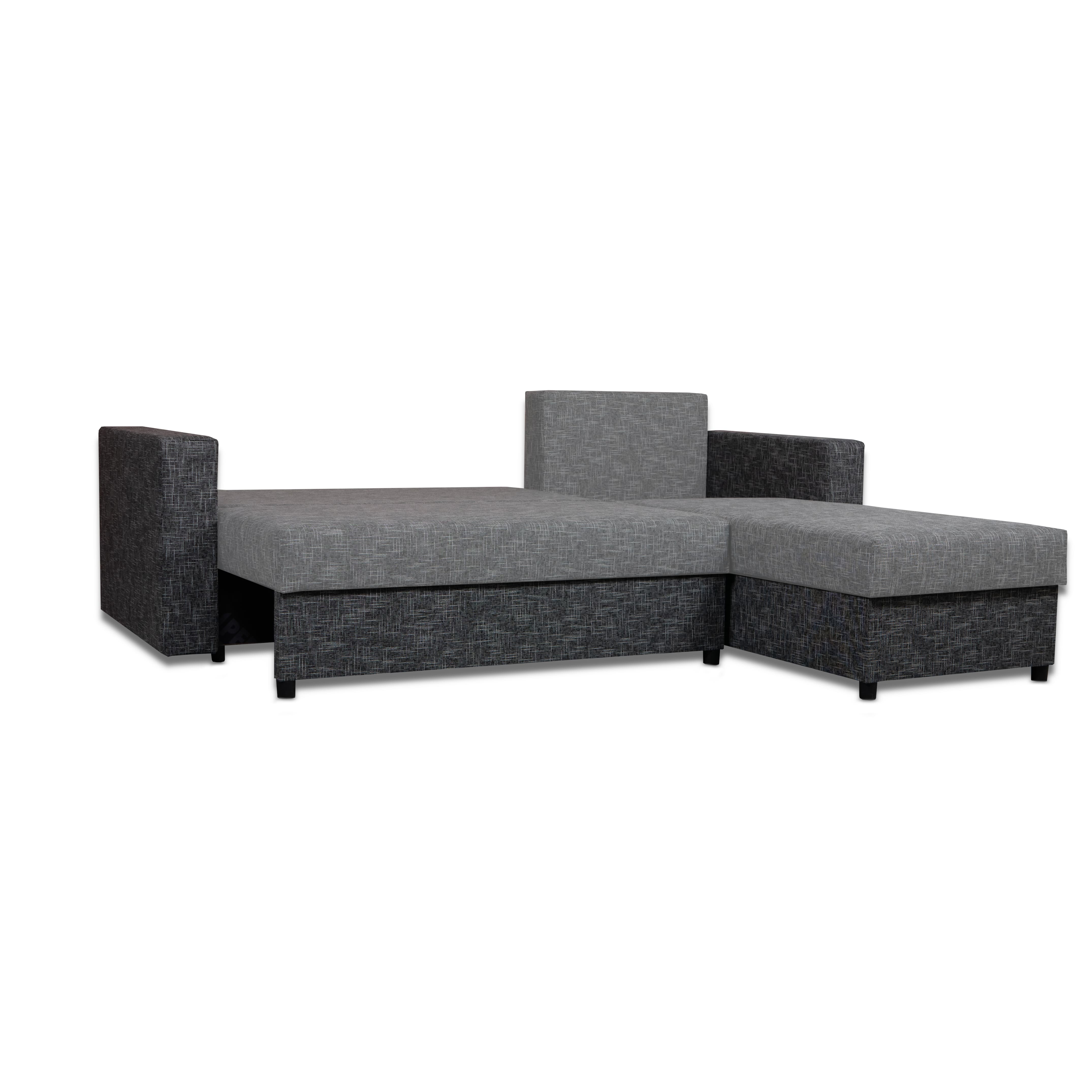 Corner Sofa Lugan Combination of light and dark gray Standard (145cm) — photo 8