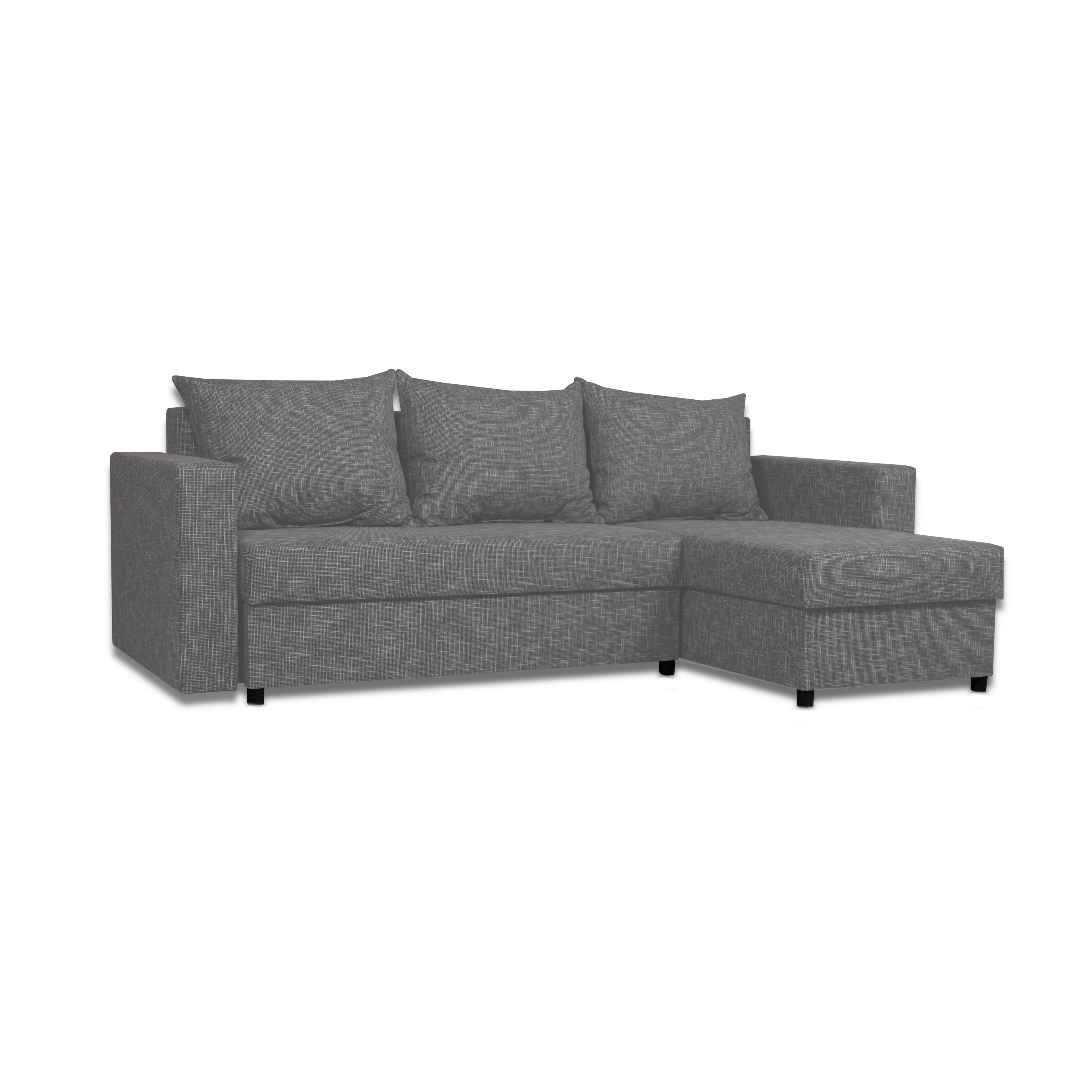 Stūra dīvāns Lugan Gaiši pelēka XL (160cm) - 2
