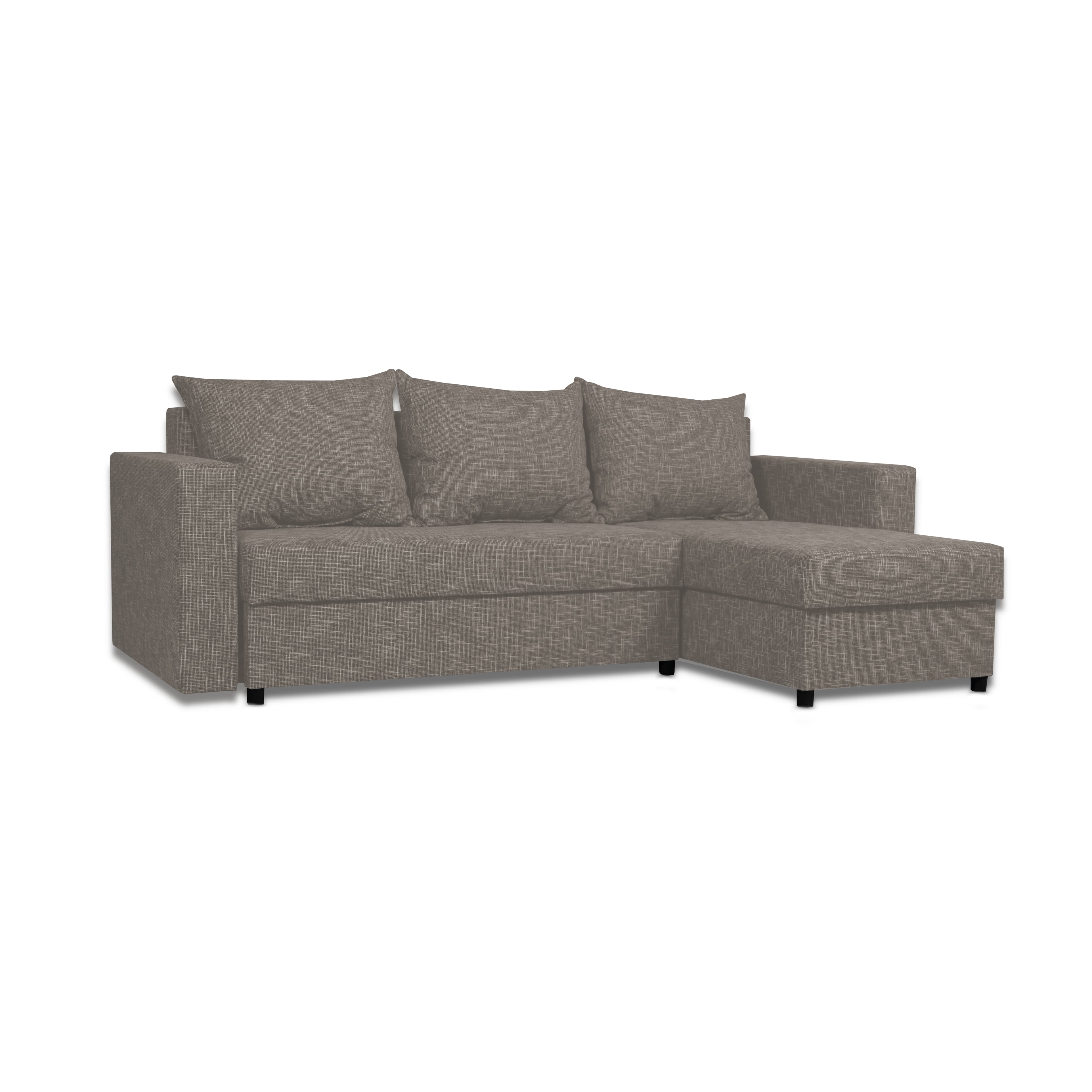 Stūra dīvāns Lugan Bēšs-pelēks Standart (145cm) - 2