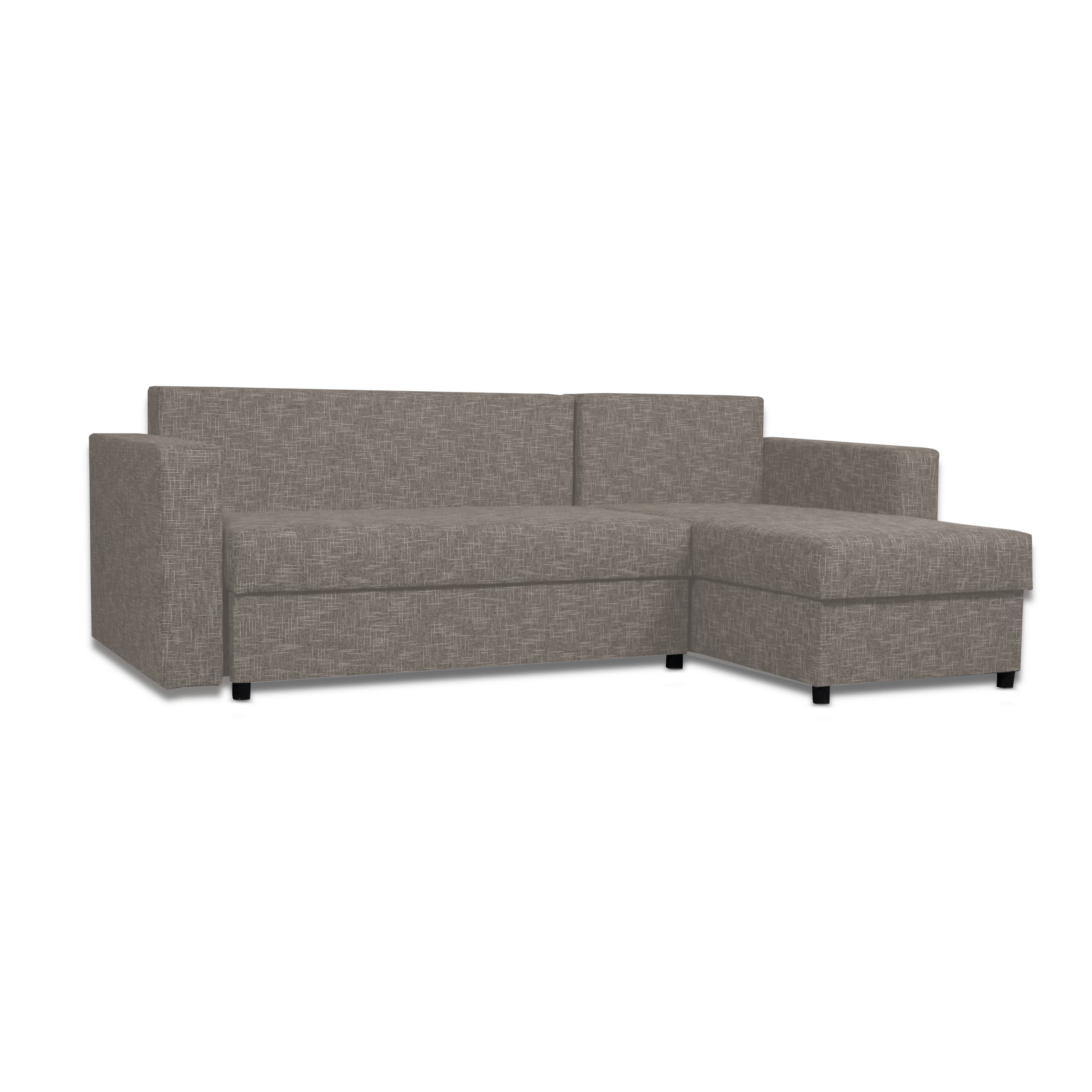 Stūra dīvāns Lugan Bēšs-pelēks Standart (145cm) - 4