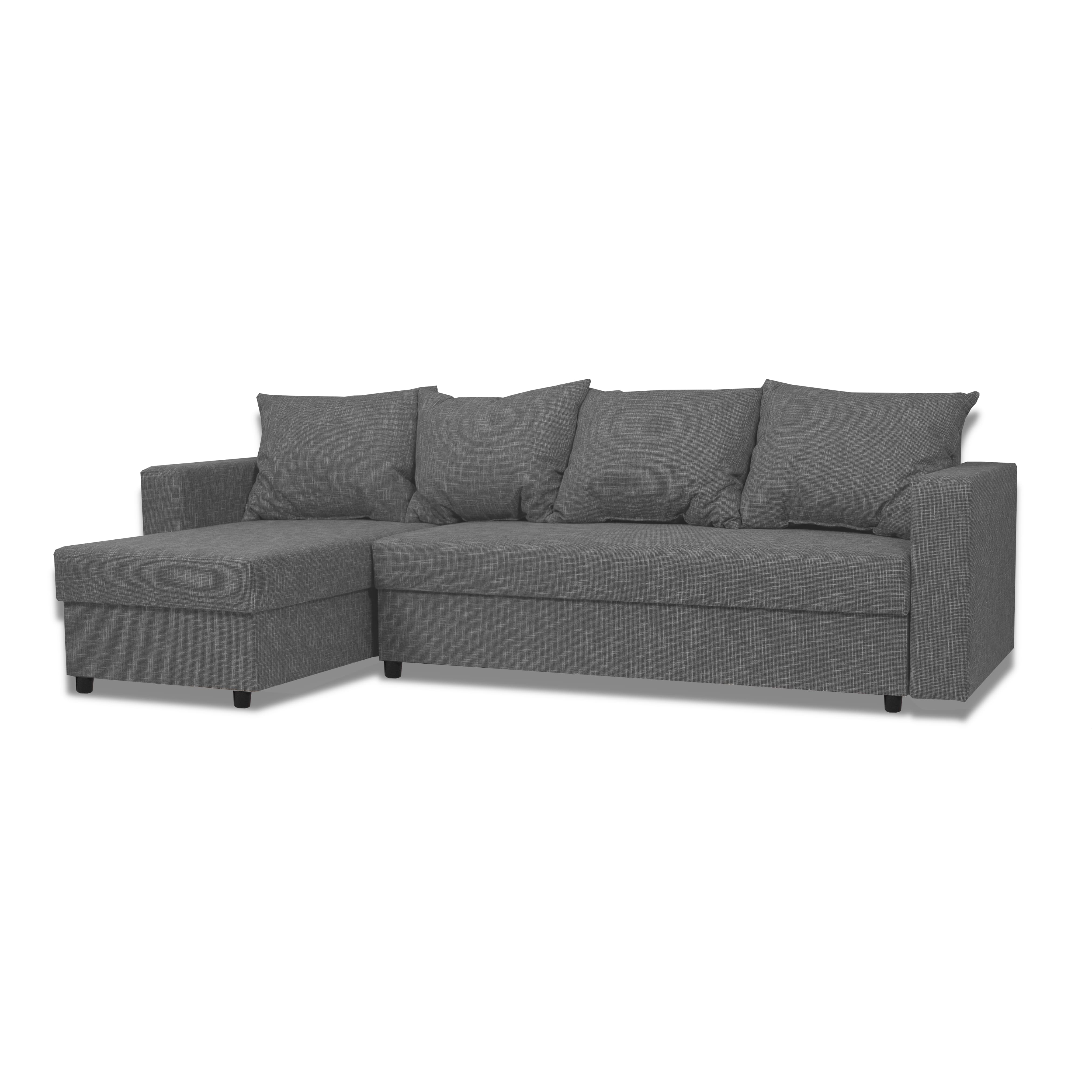 Stūra dīvāns Lugan+ Gaiši pelēka Standart (145cm) - 2