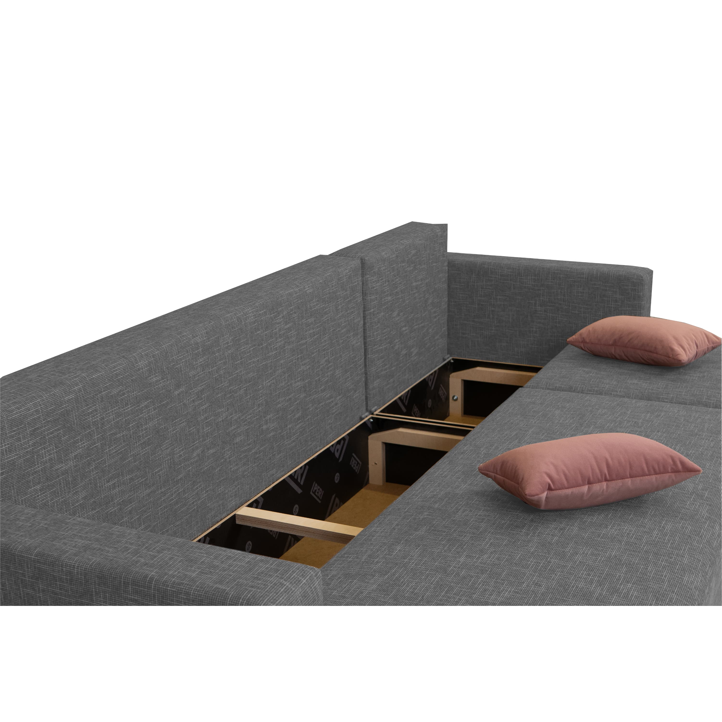 Corner Sofa Lugan+ Light gray XL (160cm) — photo 10