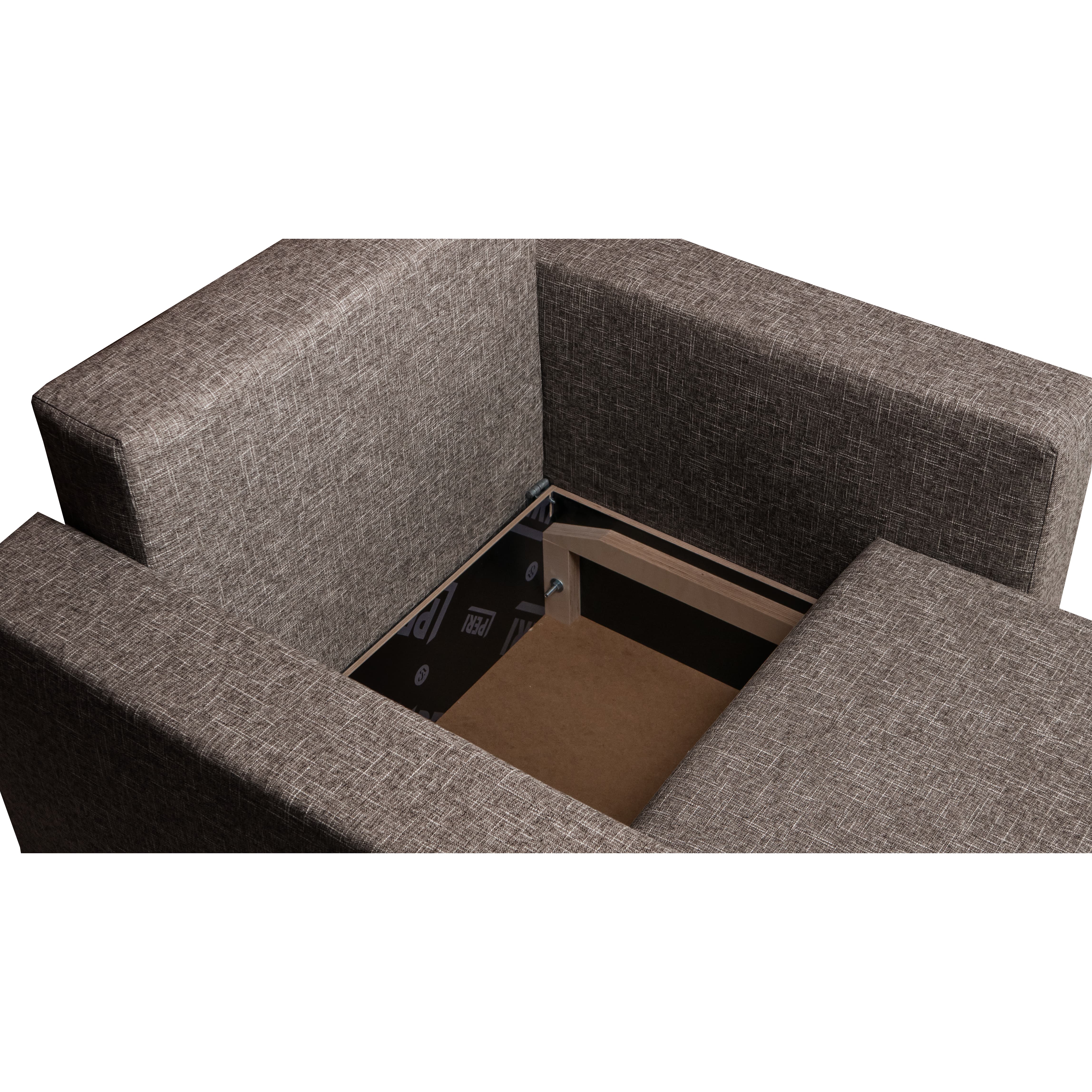 Armchair Lura Dark beige — photo 7
