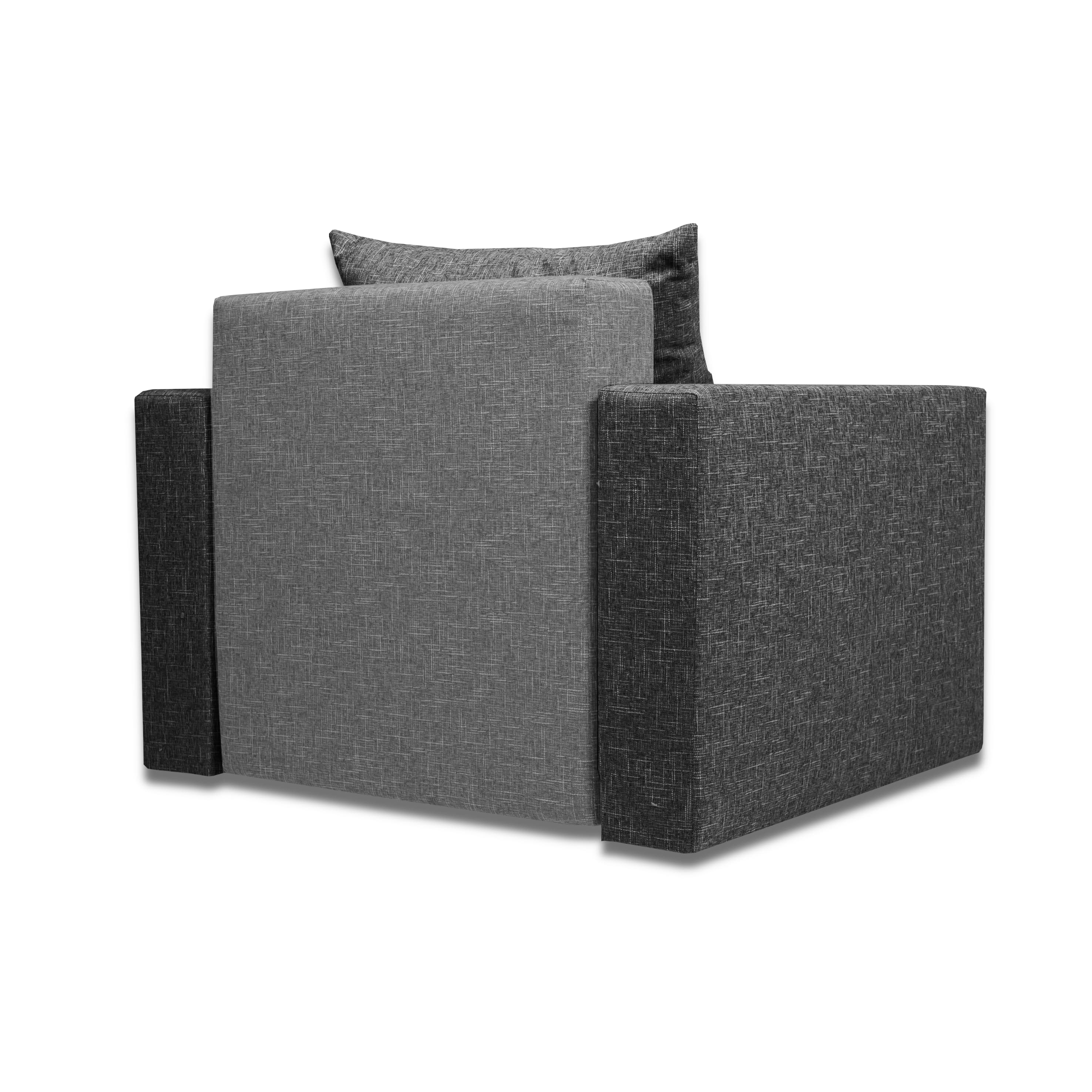 Armchair Lura Combination of light and dark gray — photo 9