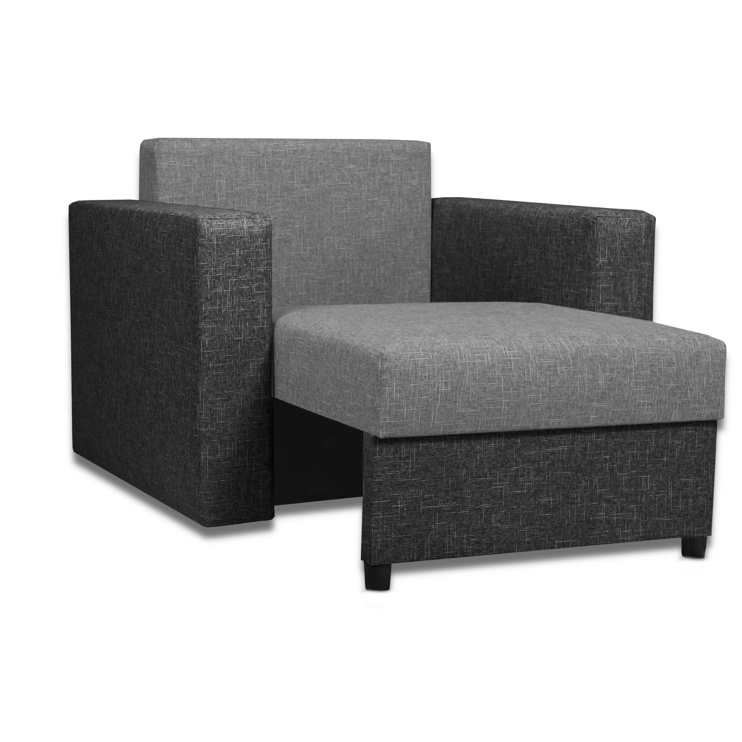 Armchair Lura Combination of light and dark gray — photo 5
