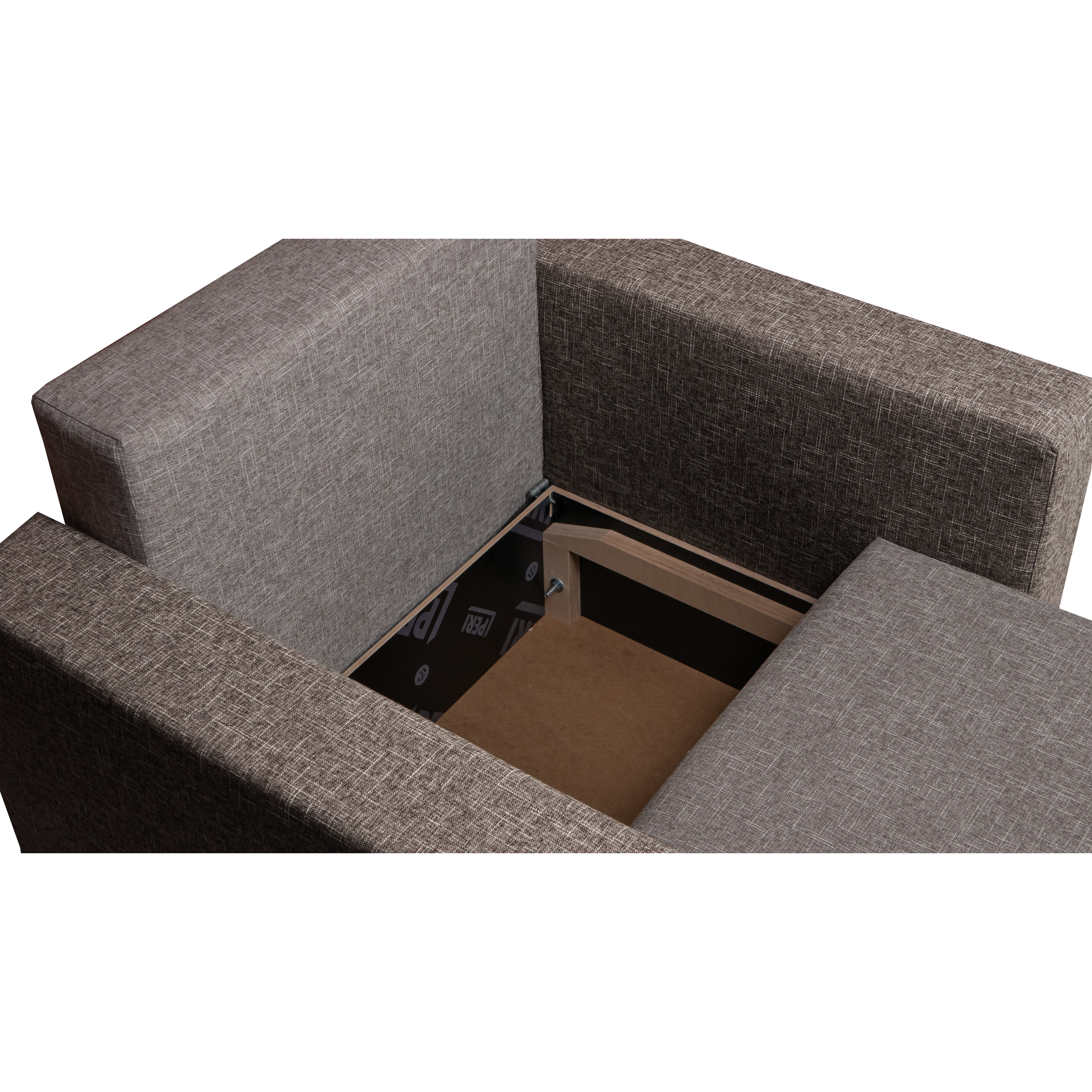 Armchair Lura Combination of light and dark beige — photo 7
