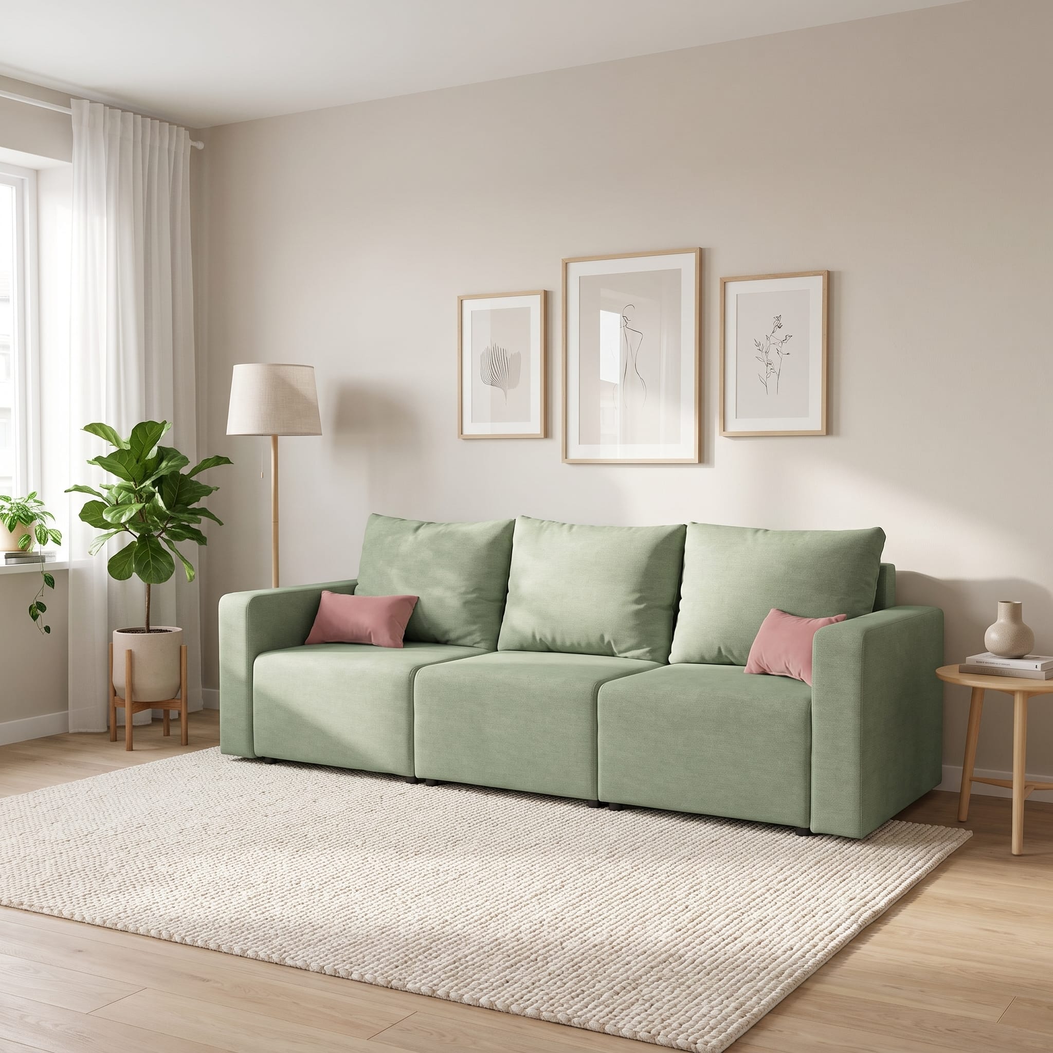 Modular Sofa Modul Turquoise Standard (145cm) - 1