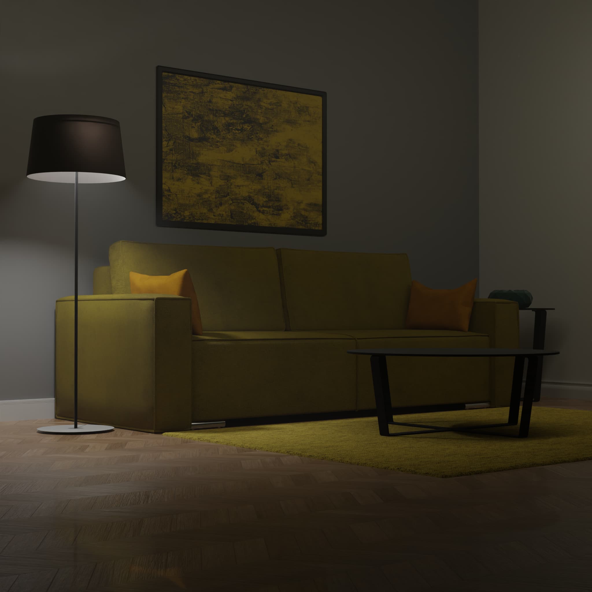 Sofa bed Matonne Mustard — photo 6