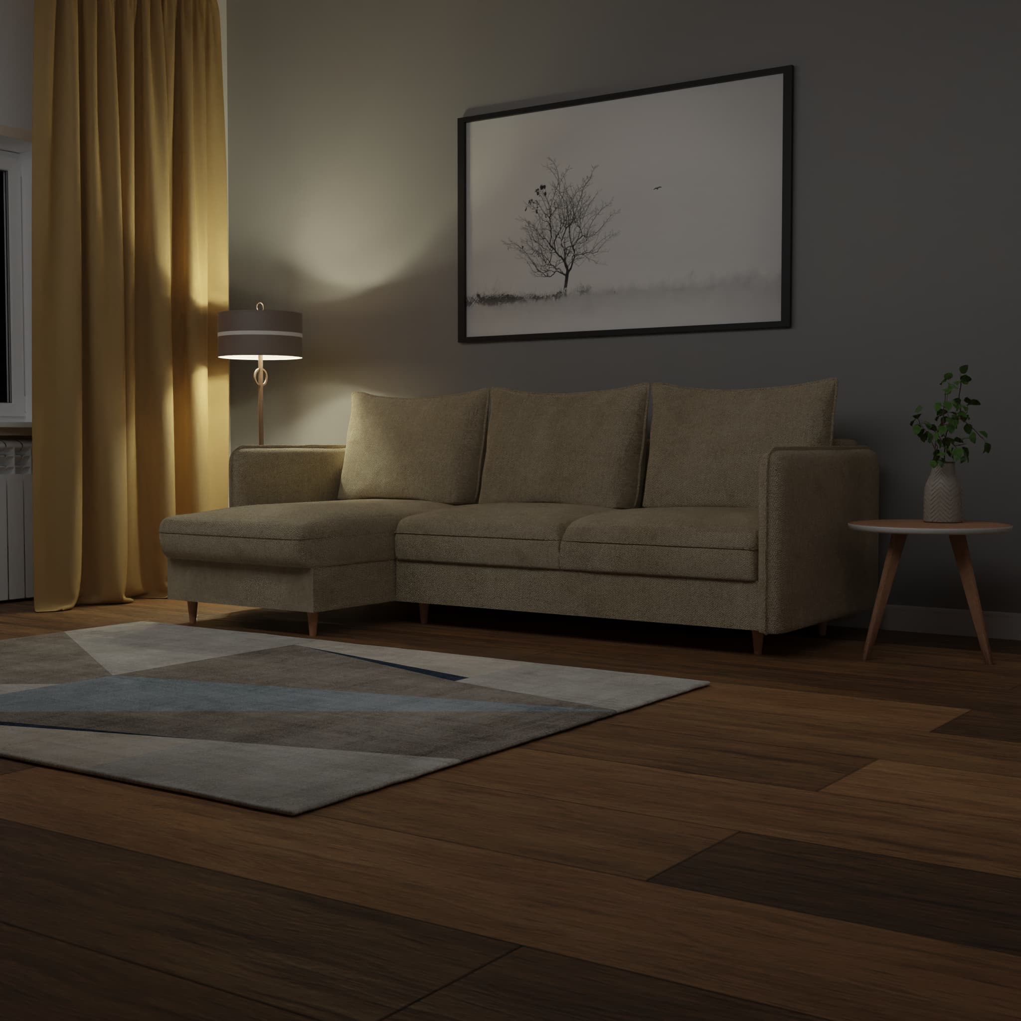 Corner sofa Mika & Co Beige — photo 7