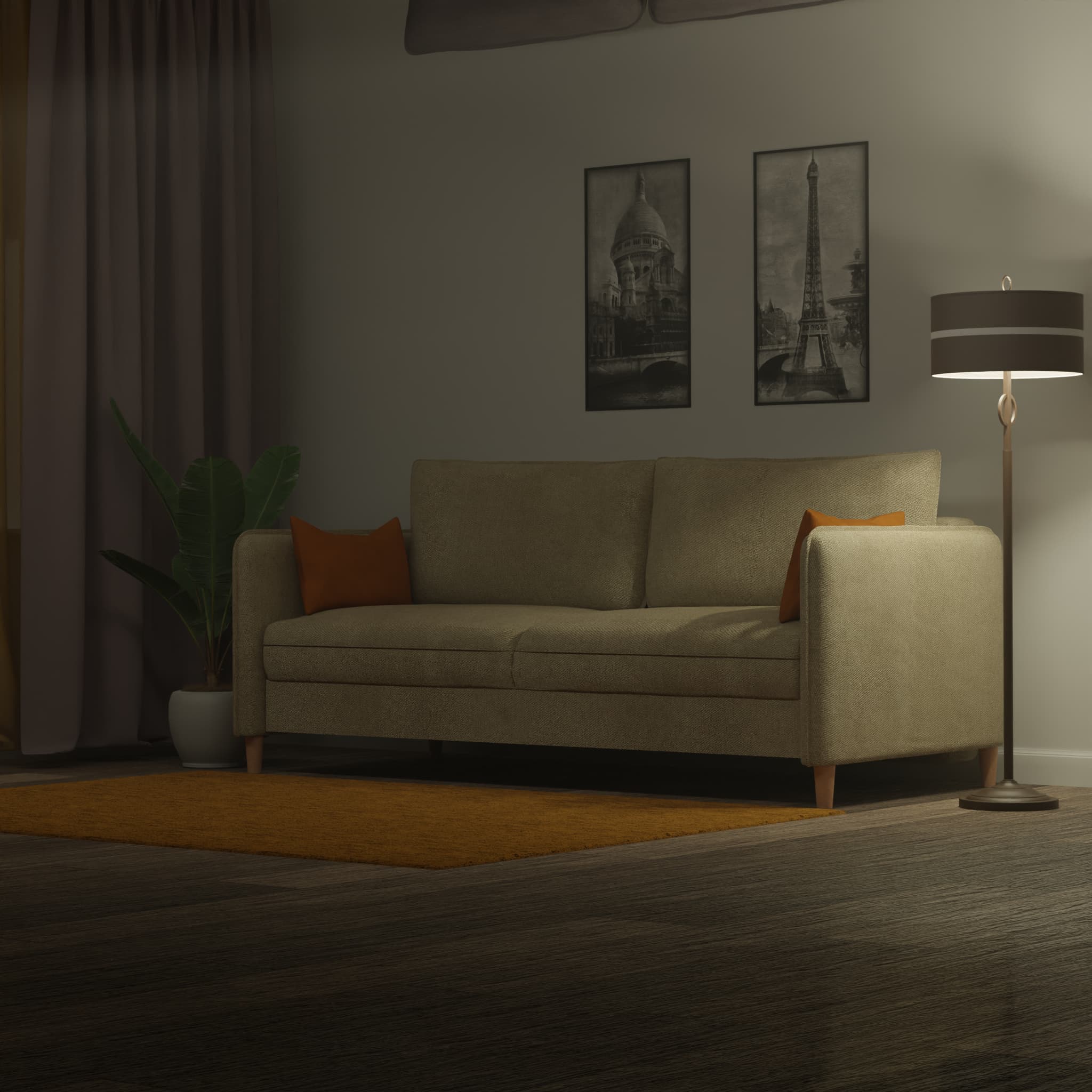 Sofa bed Mika Beige — photo 5