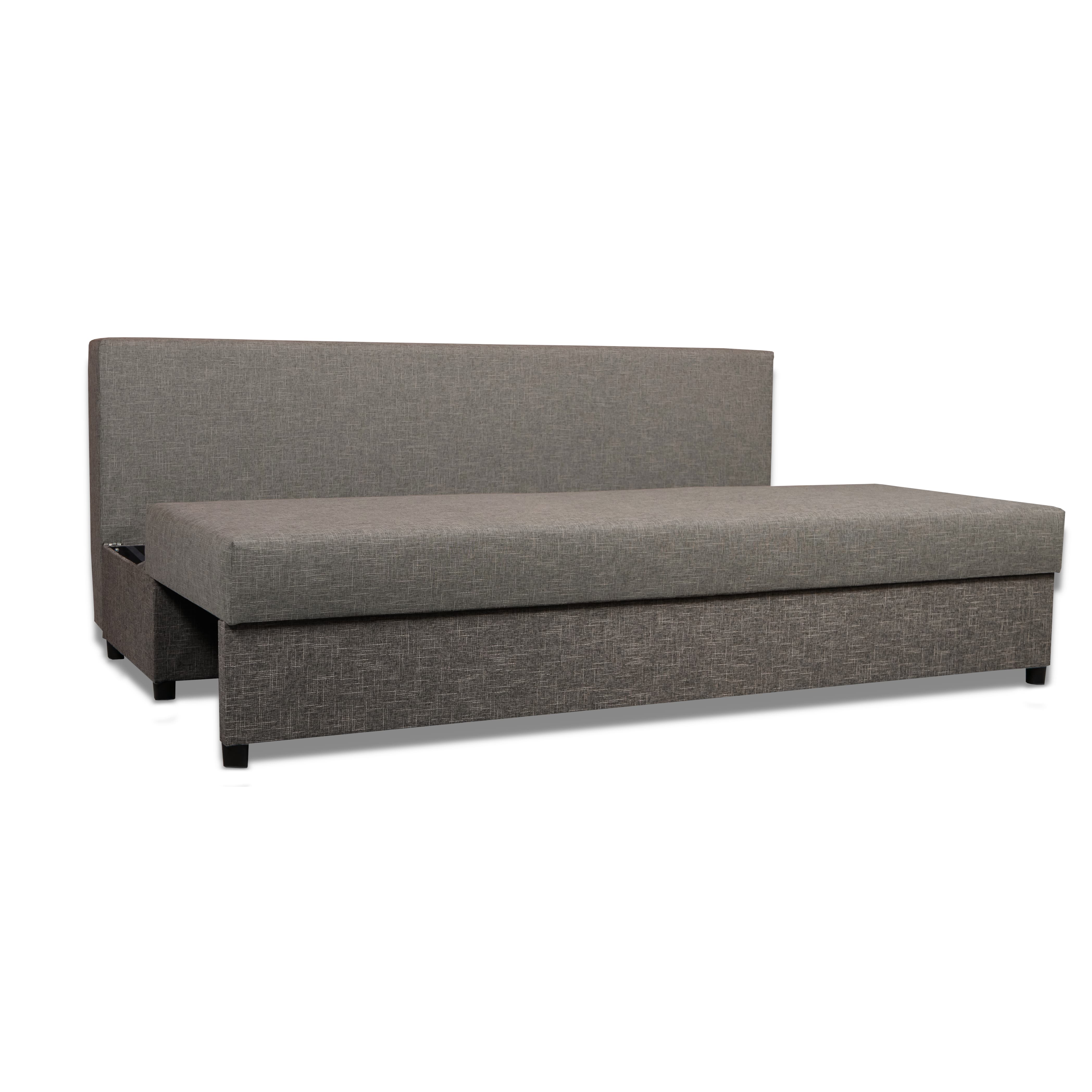 Dīvāns–Gulta Mini Kombinēts gaišs+tumši bēšs Standart (145cm) - 4