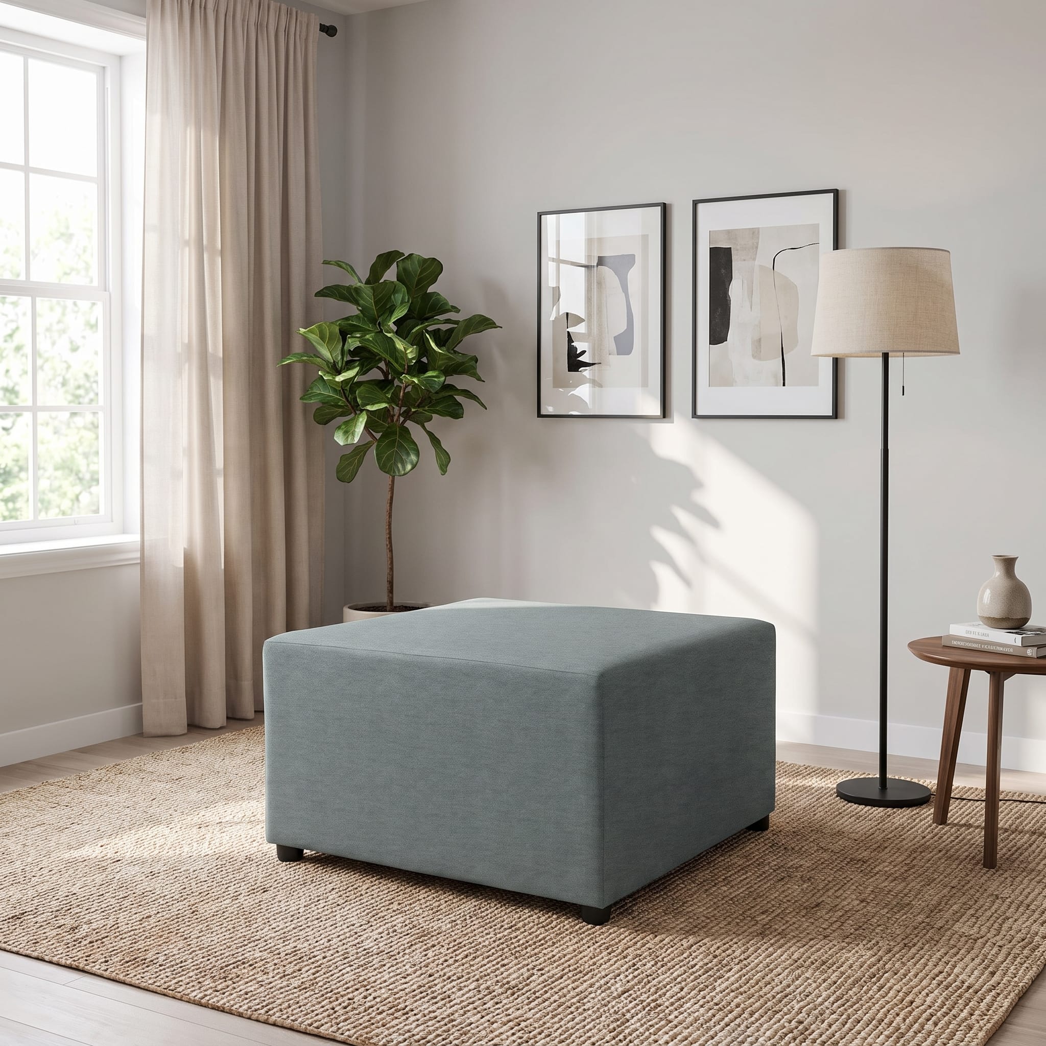 Pouf Kub Dark gray — photo 1