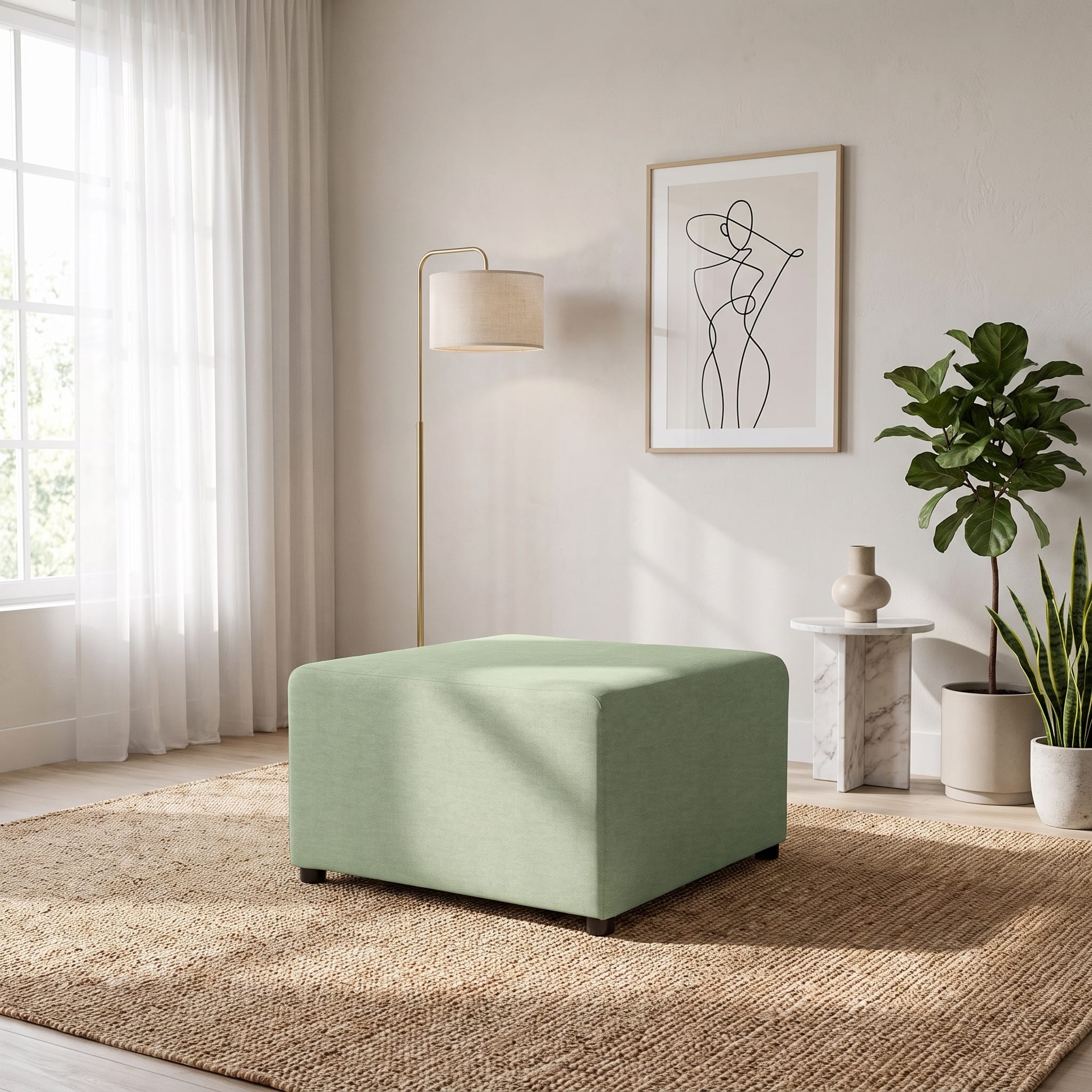 Pouf Rad Turquoise