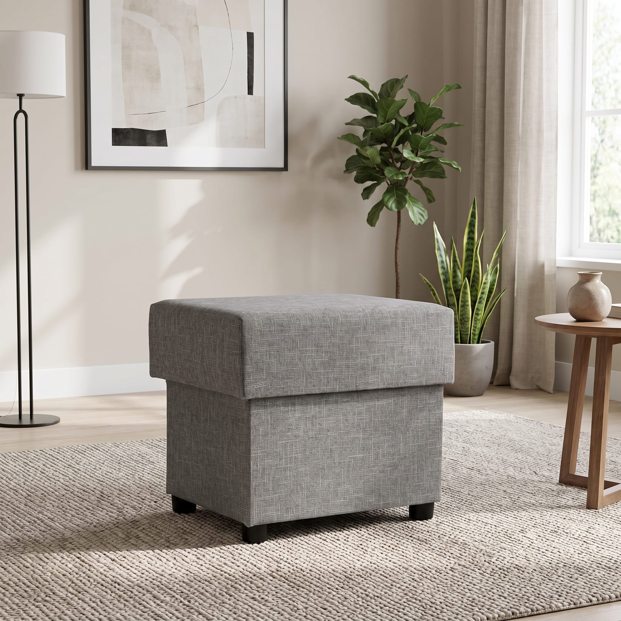 Pouf Tabit Light gray